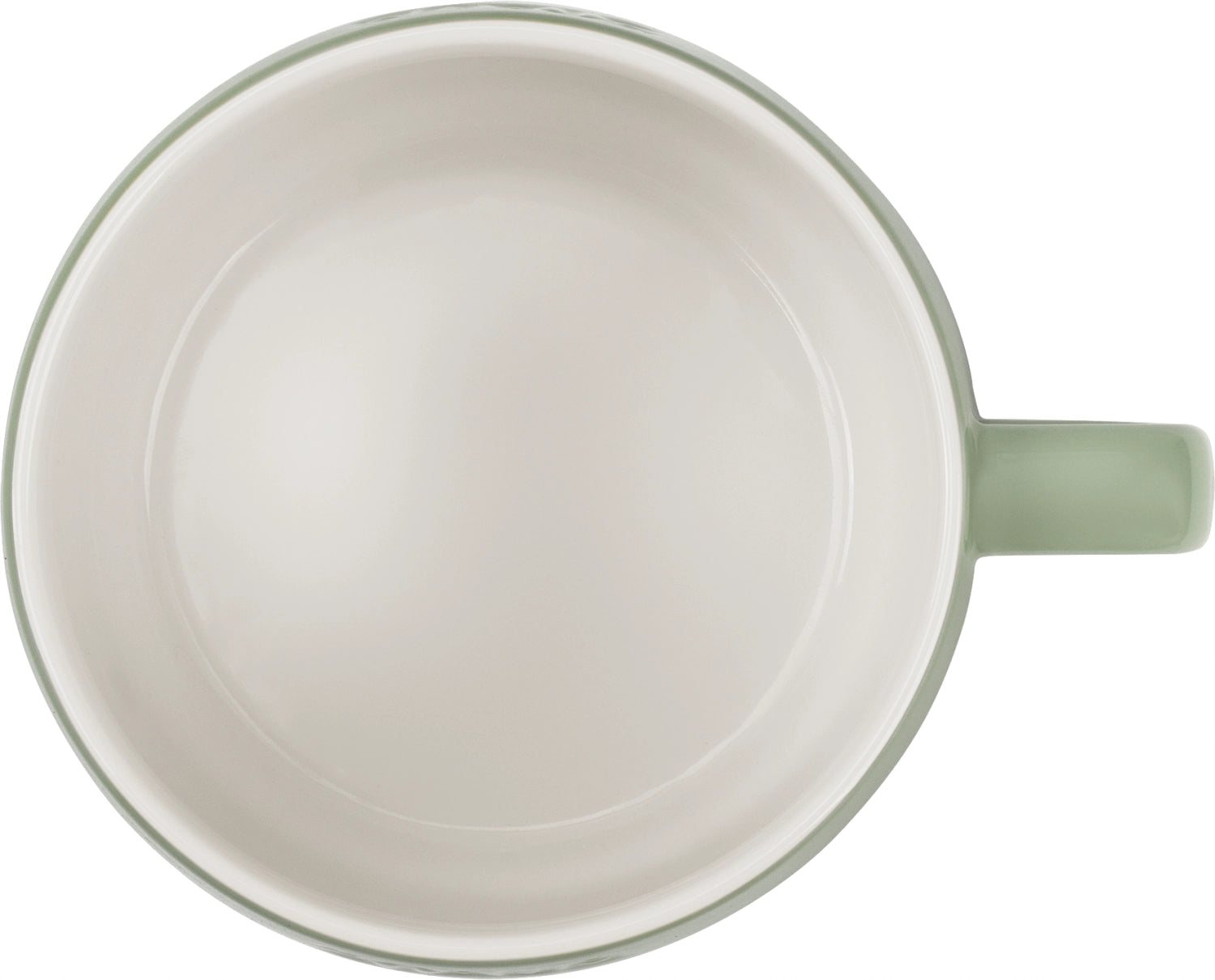 Elegante Eucalyptus XL Tasse von Staub, 500ml, in sanften Grüntönen, perfekt für Teeliebhaber und stilvolle Kaffeepausen.