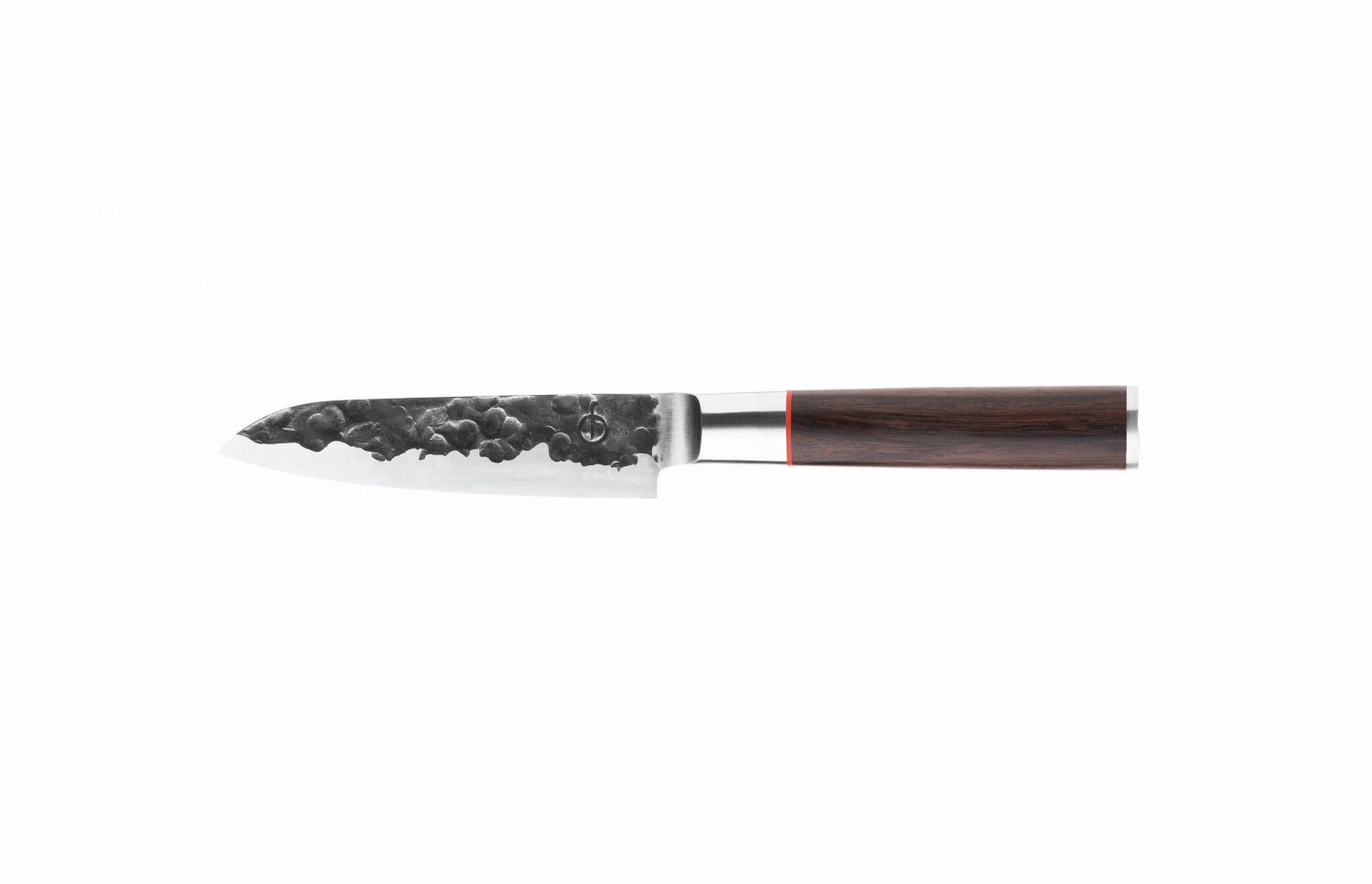 Sebra Santokumesser 13 cm in strahlendem Gelb, perfekt für feine Schneidarbeiten, hergestellt von der renommierten Marke Forged.