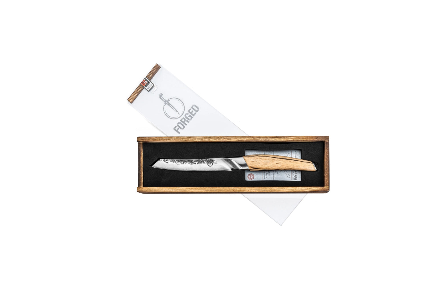 Katai Universalmesser mit 13 cm Klinge von Forged, ideal für präzises Schneiden und vielseitige Anwendungen in der Küche.