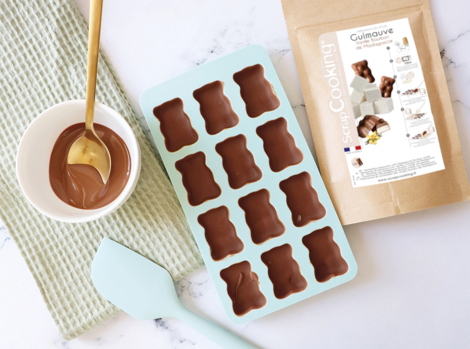 Leckere Fertigmischung für fluffige Vanille-Marshmallows, 160g, perfekt zum Dekorieren von Süßspeisen und für besondere Anlässe.