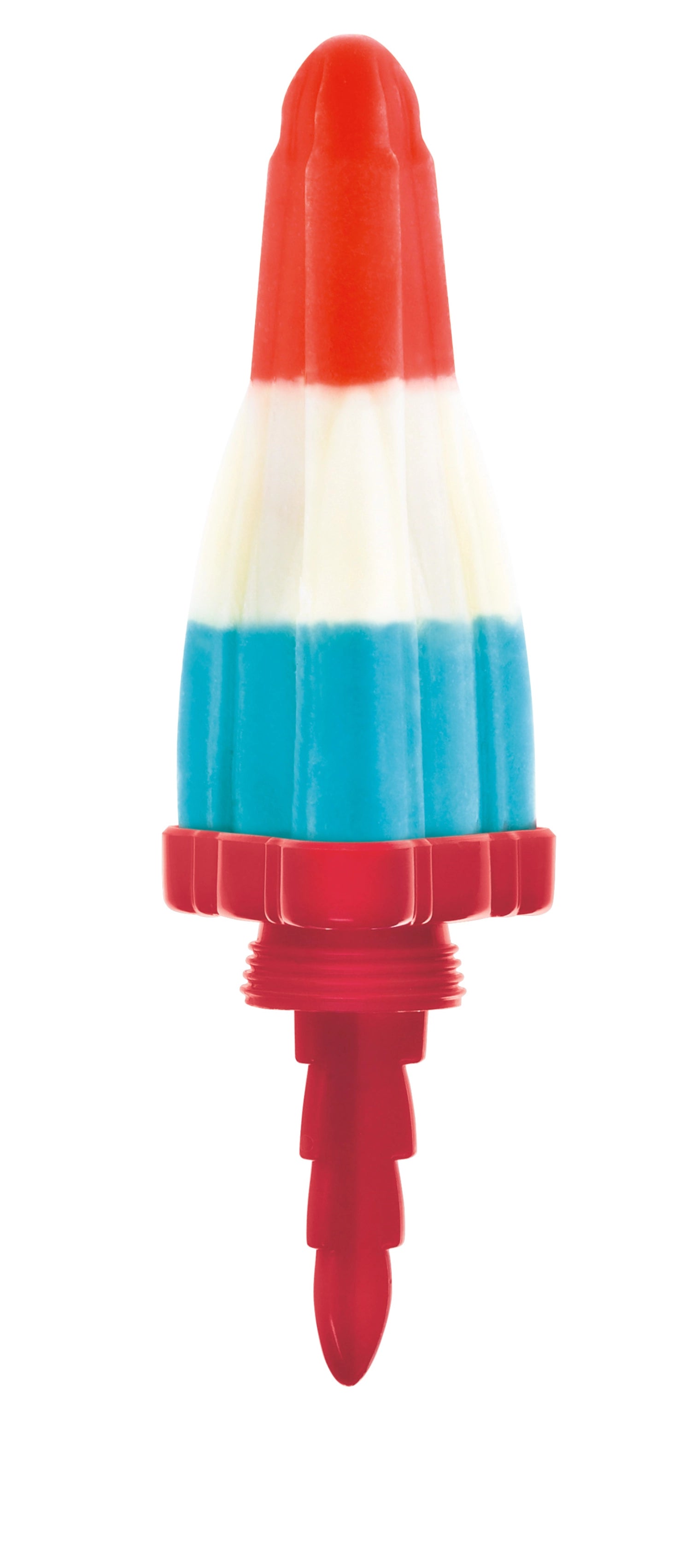 Farbenfrohes 6er Set Raketen-Eisformen von Cuisipro, ideal für die Zubereitung von erfrischenden, selbstgemachten Eis am Stiel.