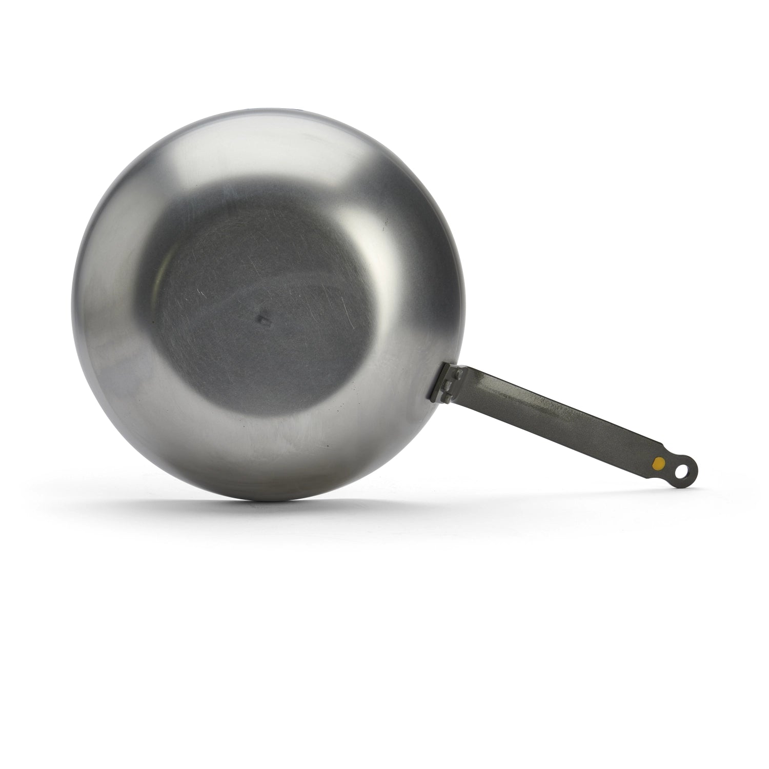 Hochwertiger 28 cm Wok aus Mineral B Element Stahl von de Buyer, perfekt für vielseitige Kochtechniken und langlebigen Einsatz in der Küche.