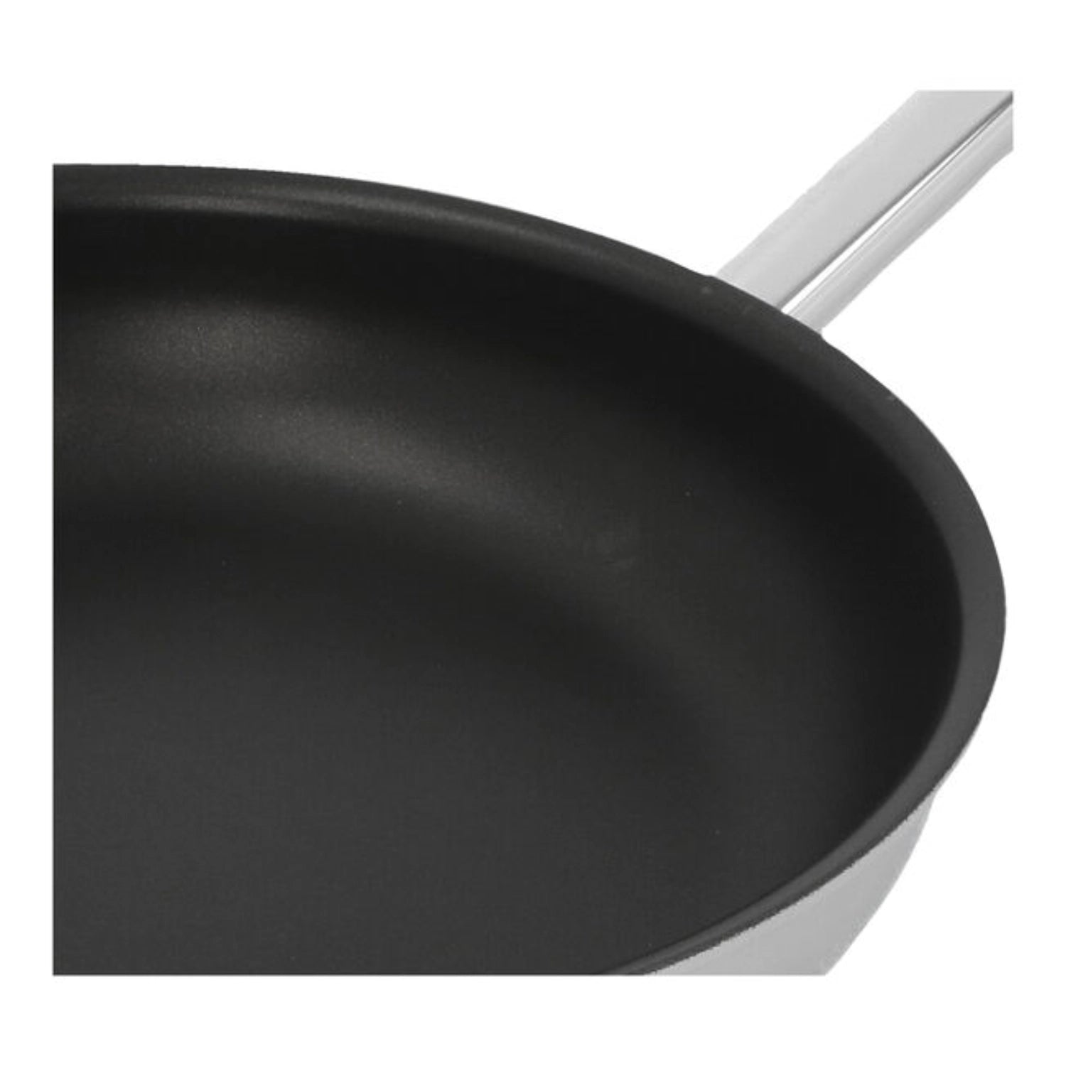 Robuste 28 cm Bratpfanne Controlinduc Pro X Duraslide von Demeyere, perfekt für präzises Braten und mühelose Pflege.