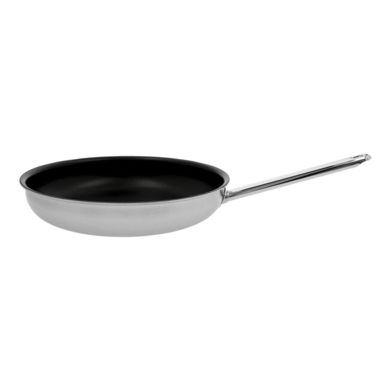 Hochwertige 28 cm Bratpfanne Controlinduc Pro X Duraslide von Demeyere, ideal für gleichmäßiges Braten und einfache Reinigung.