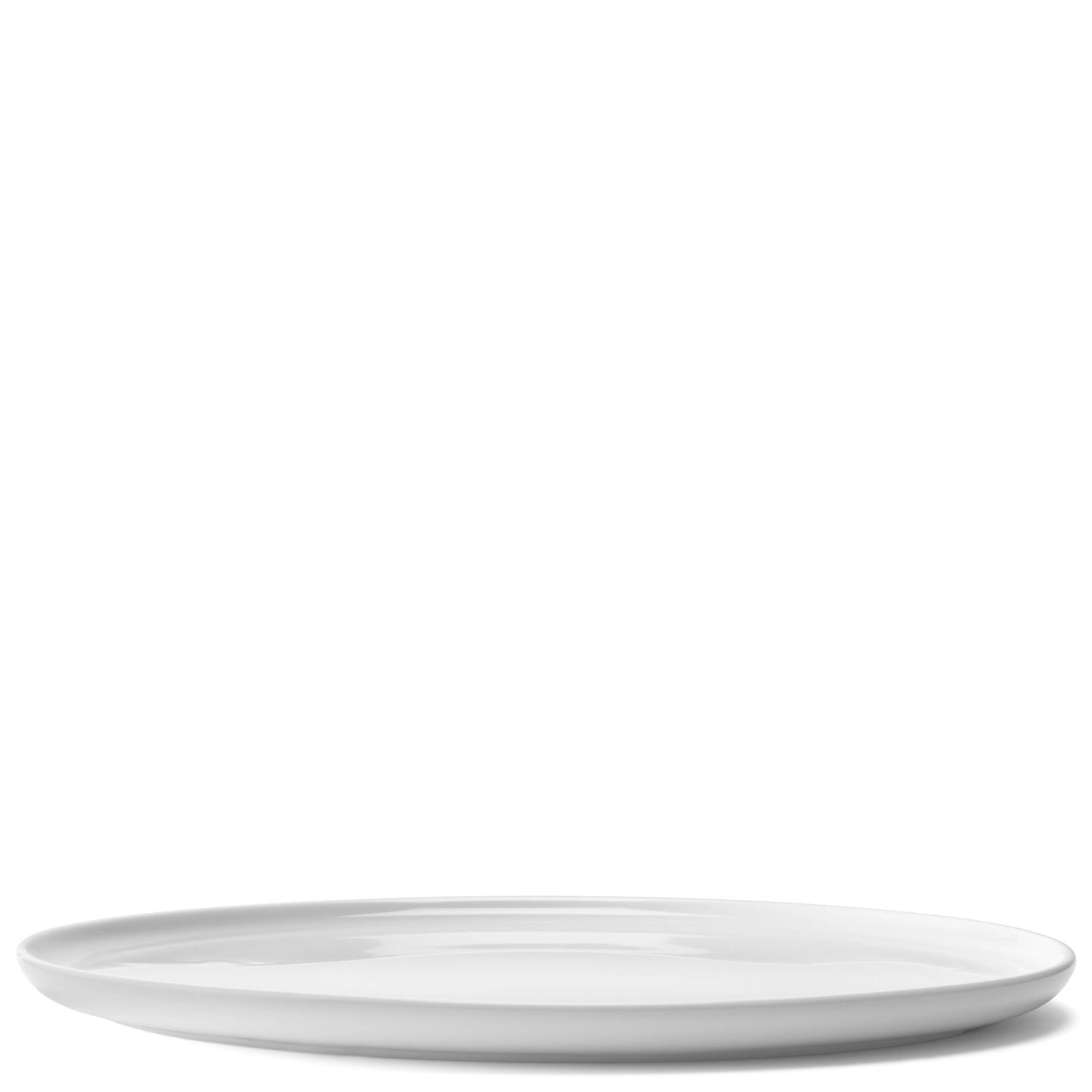 Elegantes 2er Set flacher Teller in strahlendem Weiß, 26 cm Durchmesser, perfekt für stilvolle Tischdekoration und besondere Anlässe.
