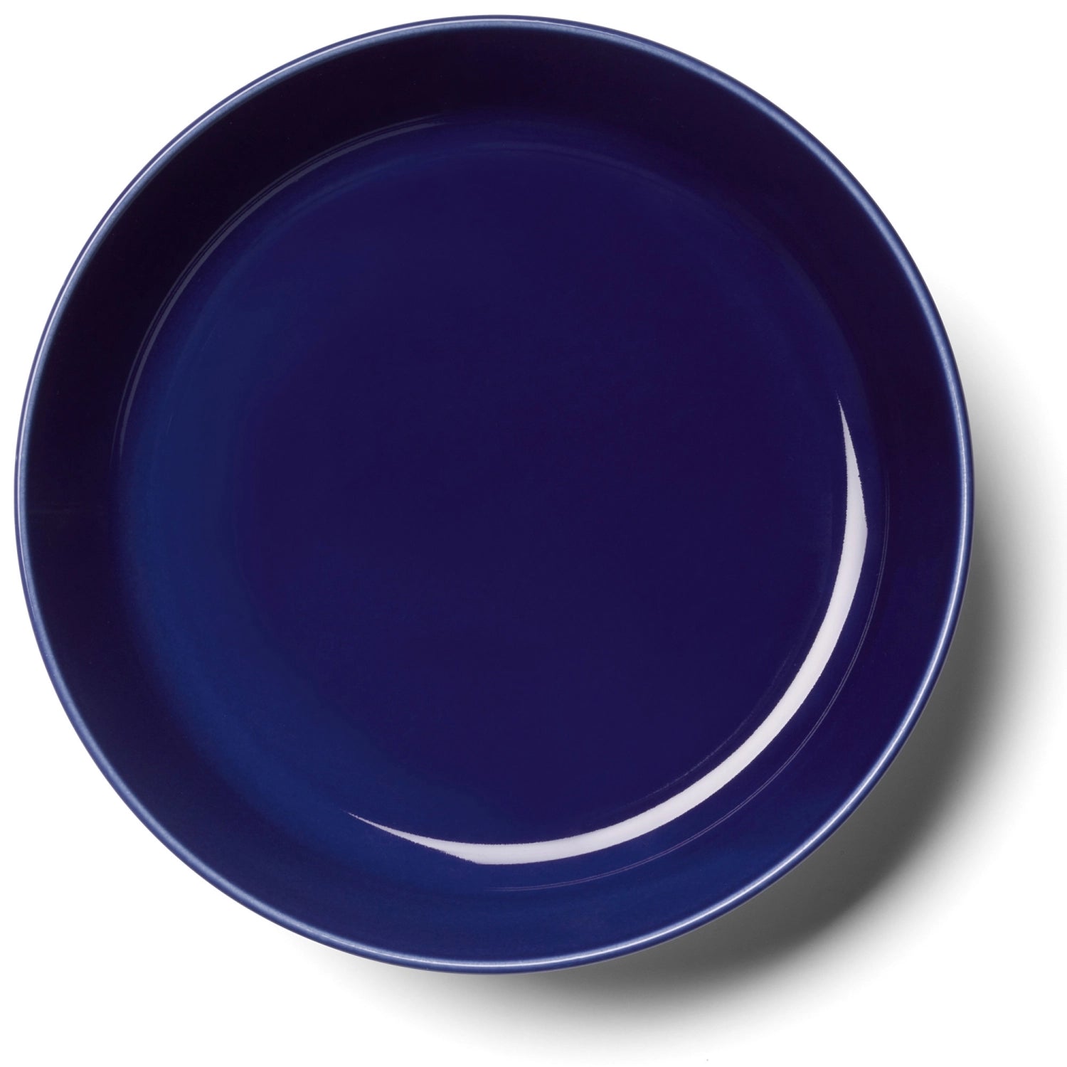 Zweites Set tiefen Teller in elegantem Cobalt-Blau, 20 cm Durchmesser, perfekt für stilvolle Tischdekoration und kreative Servierideen.