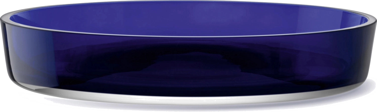 2er Set flache Teller von LSA, Durchmesser 26 cm, in elegantem Cobalt-Blau, ideal für stilvolle Tischdekoration und Servieren.
