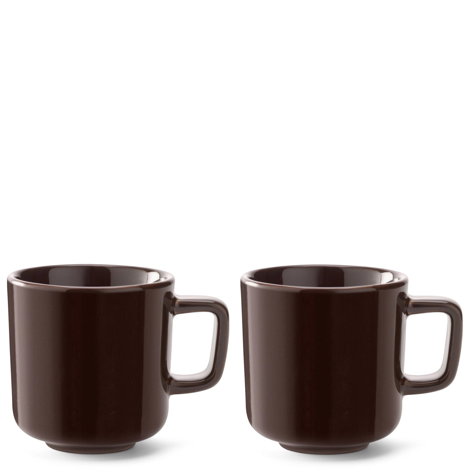 Hochwertiges 2er Set Espressotassen in edlem Mocha von LSA, ideal für genussvolle Kaffeepausen und geschmackvolle Anlässe.