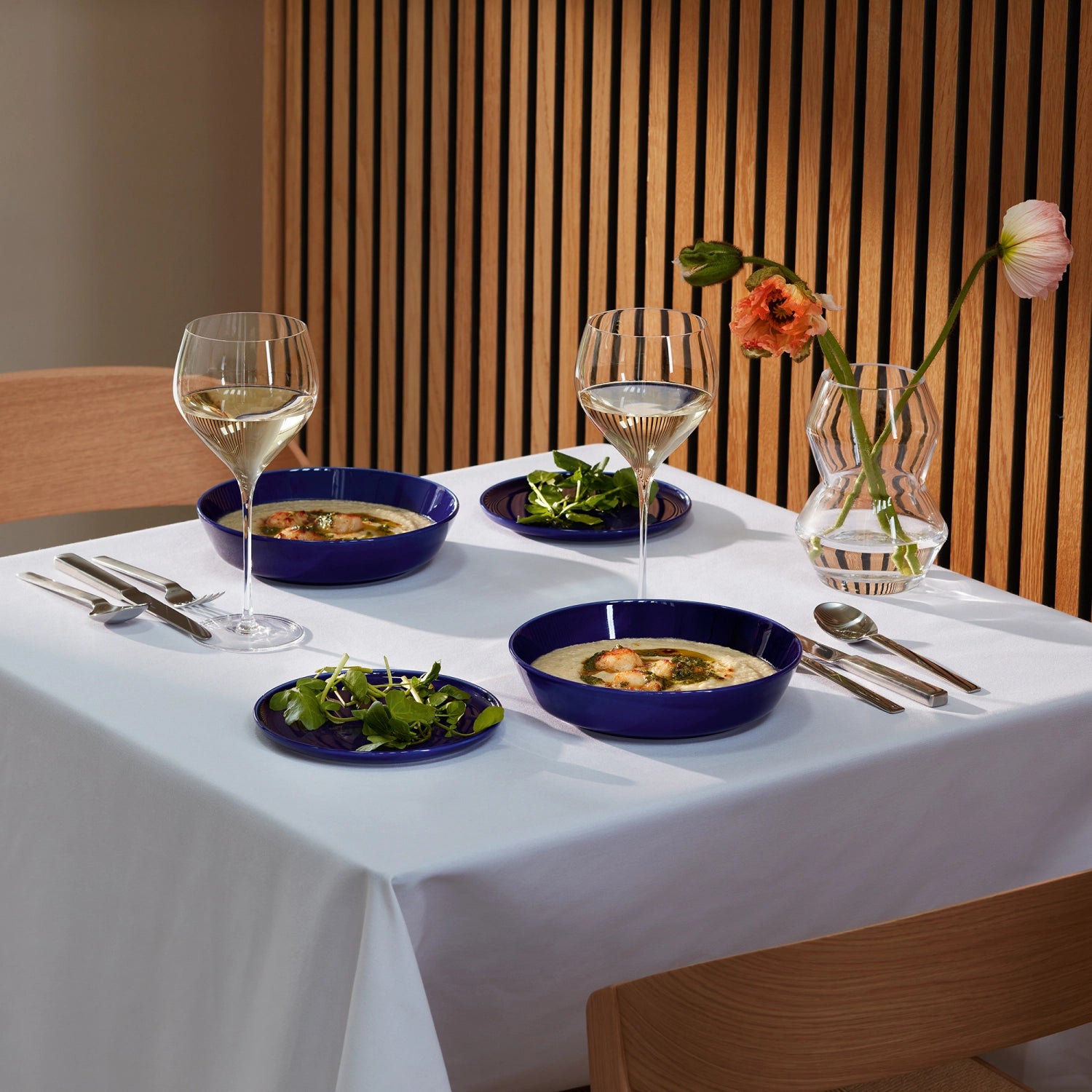 Elegantes 2er Set flacher Teller in Mocha, 17 cm, perfekt für kreative Anrichten und stilvolle Dinnerpartys.