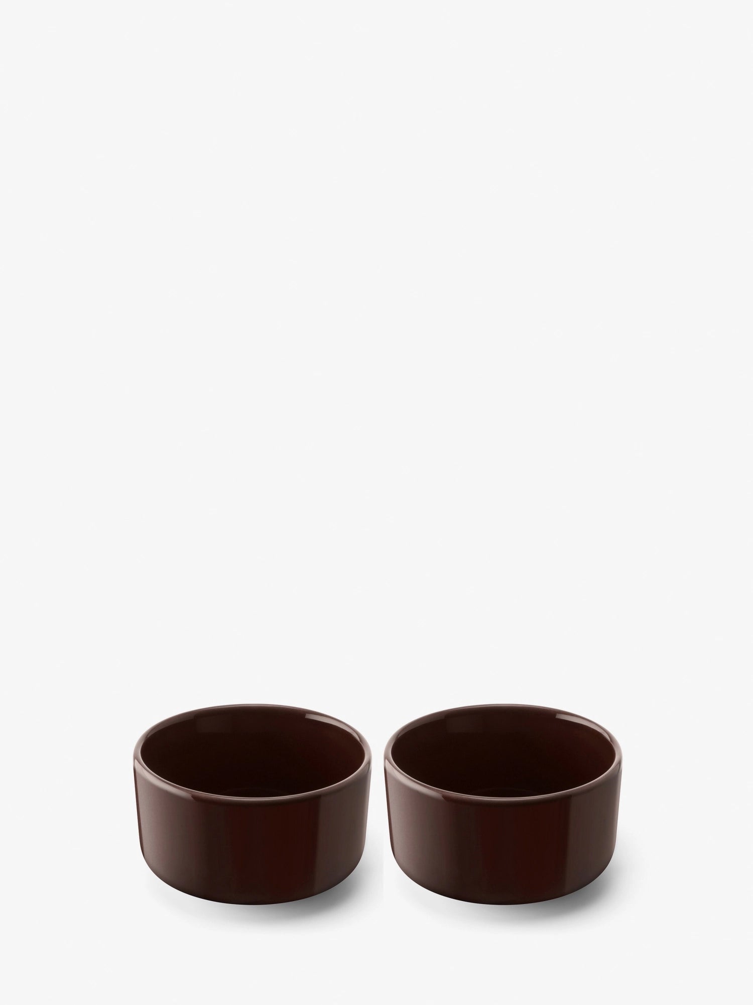 Elegantes 2er Set Schalen in Mocha (D8cm) von LSA, perfekt für Snacks oder als dekoratives Element in jedem Raum.