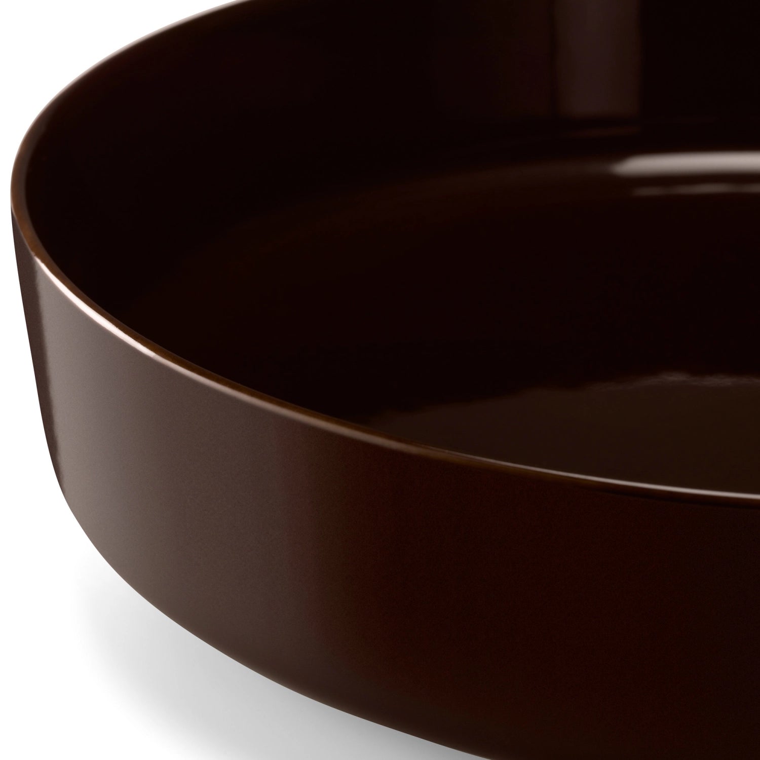 Stilvolle 30 cm Schale in Mocha von LSA, ideal für kreative Tischdekorationen und als modernes Wohnaccessoire.
