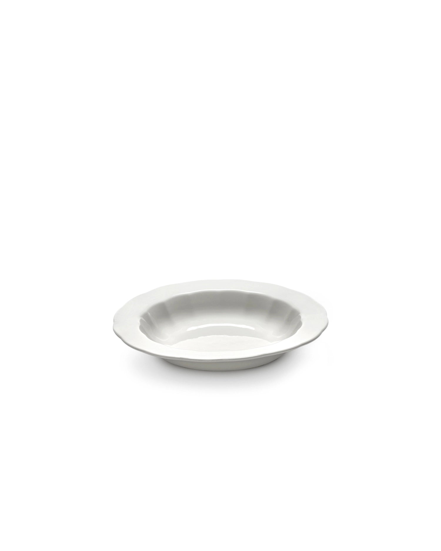 Silhouette Teller tief D21.5cm H3.6cm weiss Porzellan in Weiss präsentiert im Onlineshop von KAQTU Design AG. Teller ist von Serax