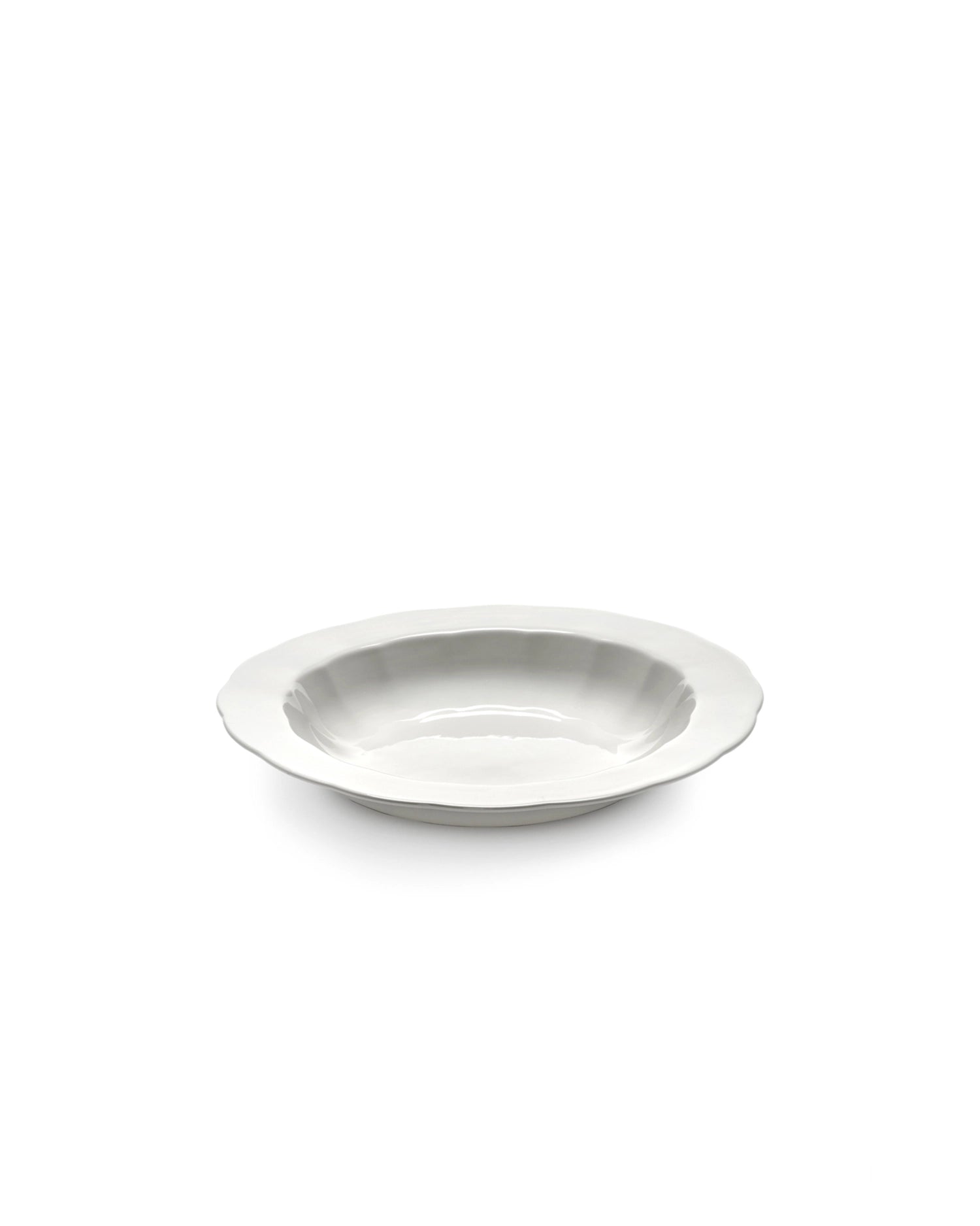 Silhouette Teller tief D23.7cm H3.8cm weiss Porzellan in Weiss präsentiert im Onlineshop von KAQTU Design AG. Teller ist von Serax