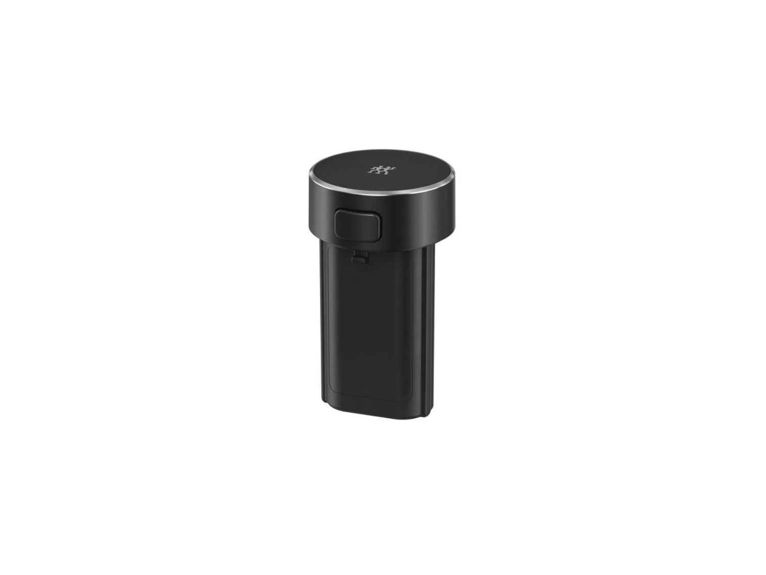Schwarze Outdoor Tischlampe Dinesh aus Aluminium, 40 cm hoch, ideal für Garten und Terrasse, modernes Design von Kave Home.