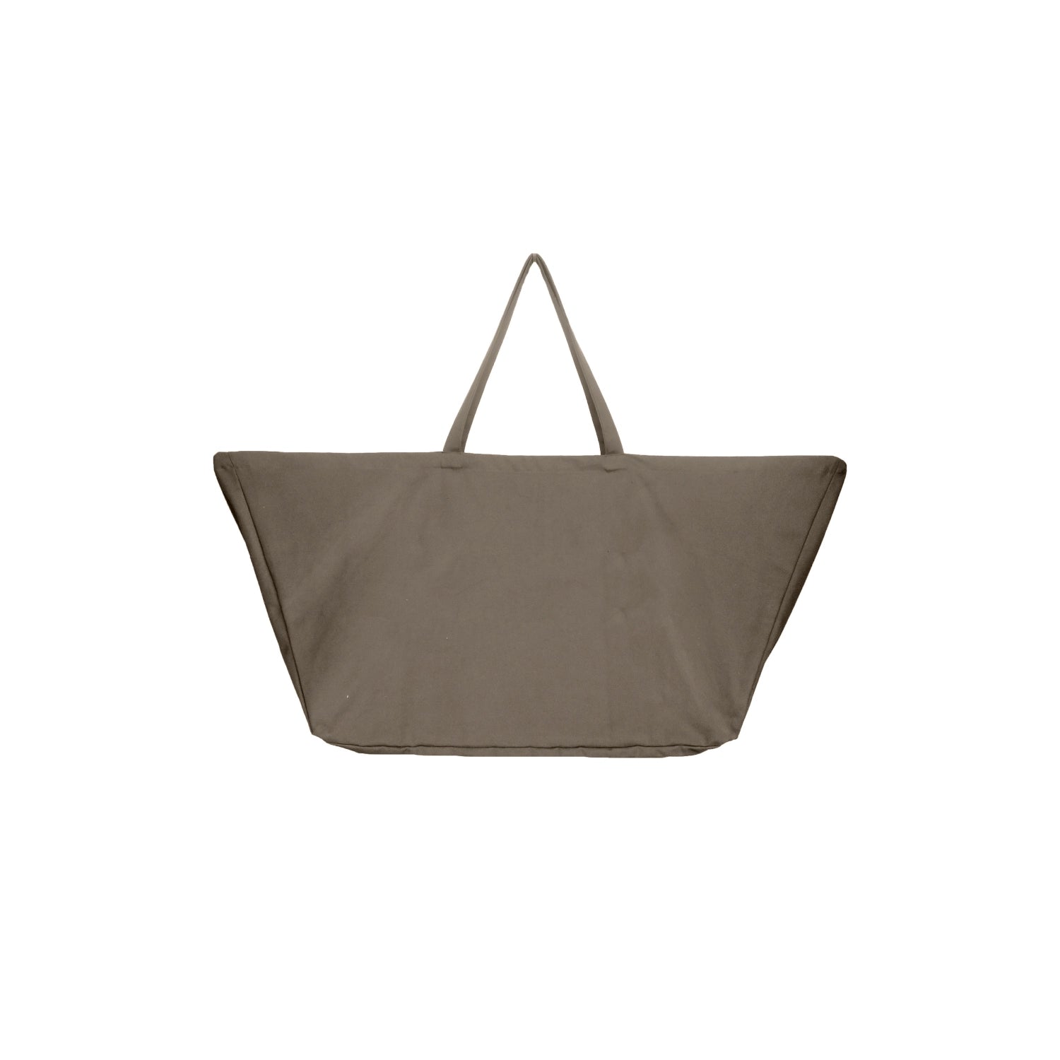 Große Long Tasche aus Biobaumwolle in Clay, 35x45x90 cm, ideal für umweltbewusste Einkäufe und vielseitige Nutzung.