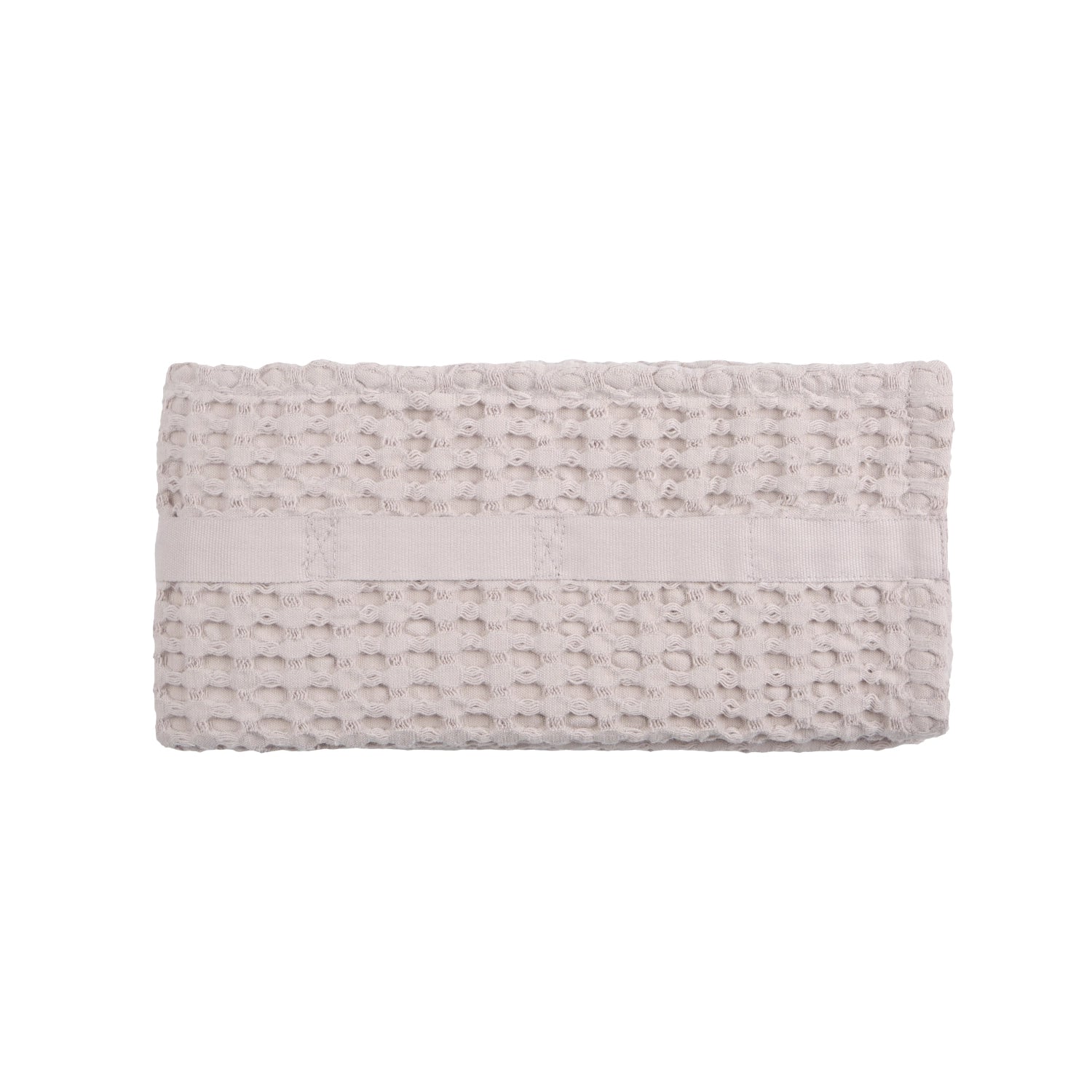 Stilvolles Big Waffle Handtuch in sanftem Dusty Lavendel, 50x75 cm, aus hochwertiger Biobaumwolle für ein weiches und nachhaltiges Wohlfühlerlebnis.