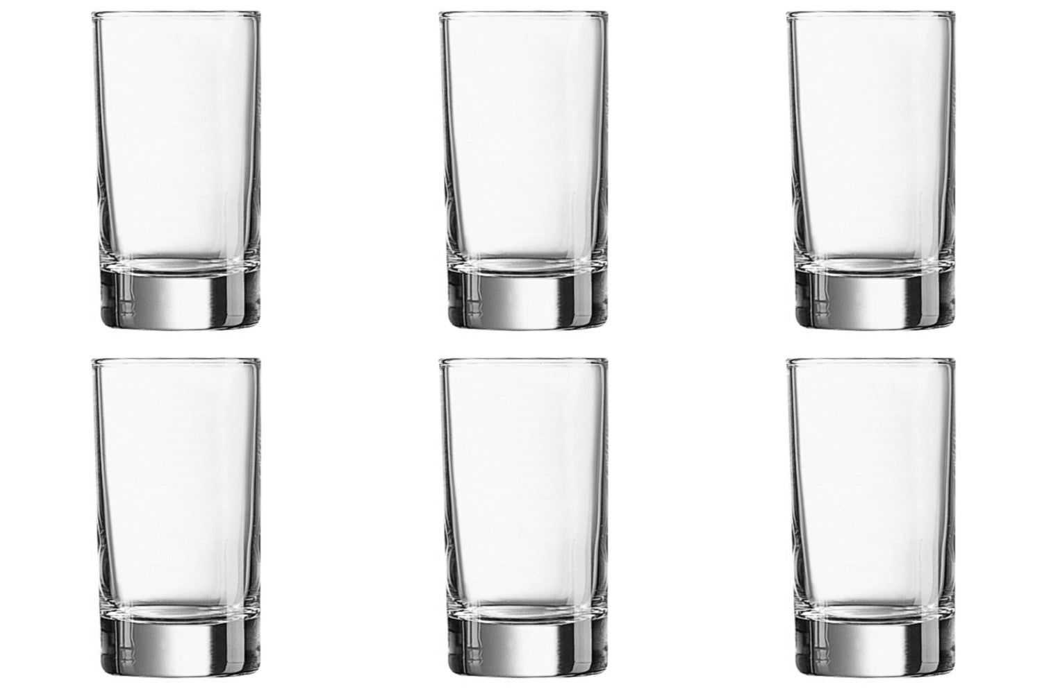 Stilvolles 6er Set Islande H/B Becher von Arc, 0,16 l, perfekt für heiße und kalte Getränke, ideal für den täglichen Gebrauch.