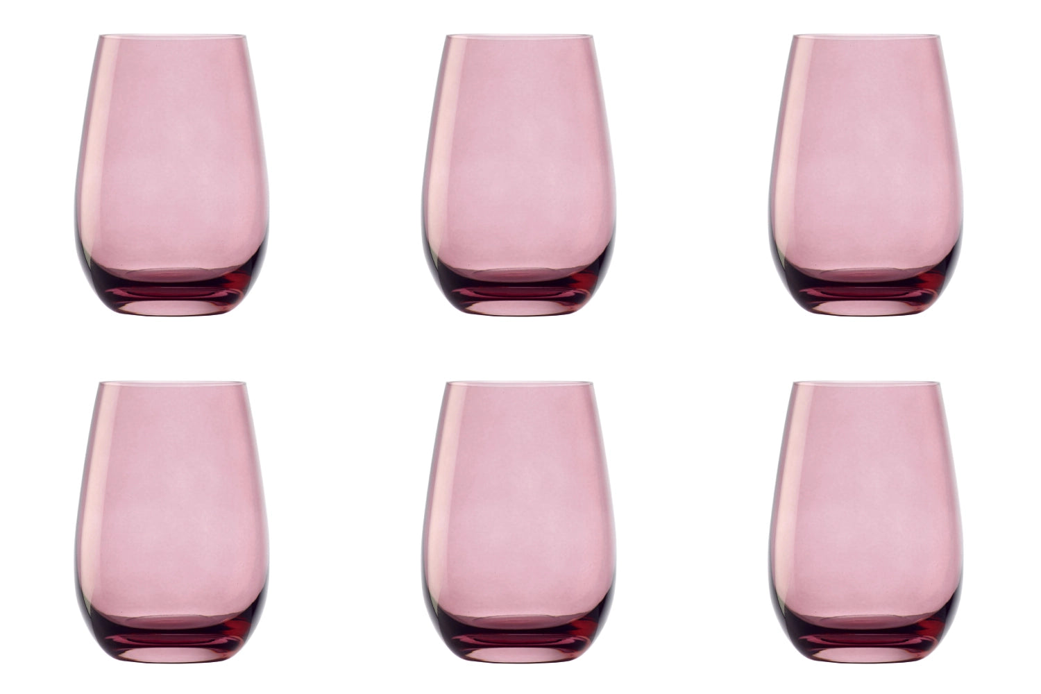 Elegantes 6er Set Longdrink Becher in Flieder von Stölzle, 465ml, ideal für stilvolle Cocktails und besondere Anlässe.
