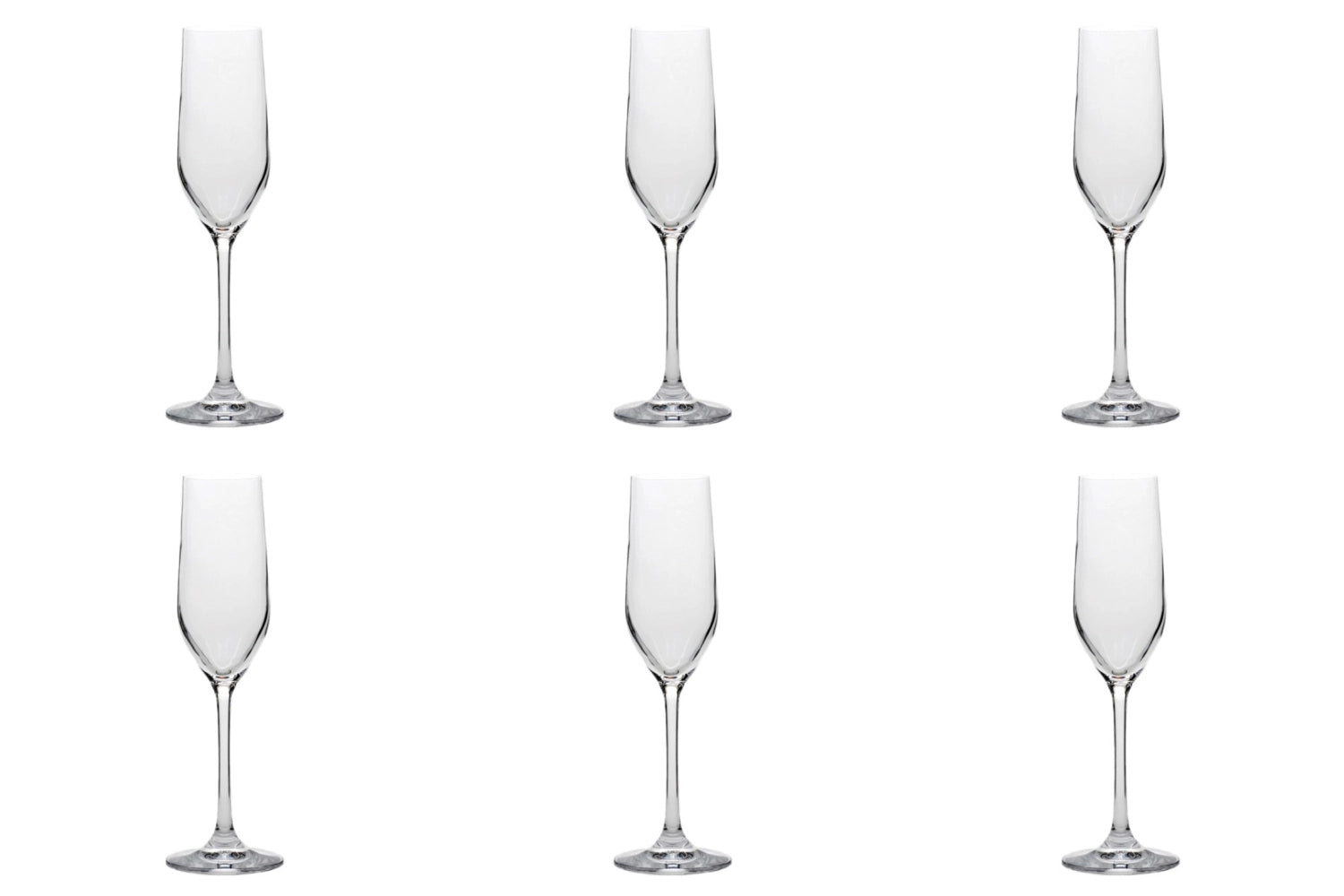 Elegantes 6er Set Grand Cuvée Sektkelche von Stölzle, 185ml, 219mm hoch, perfekt für besondere Anlässe und genussvolle Momente.