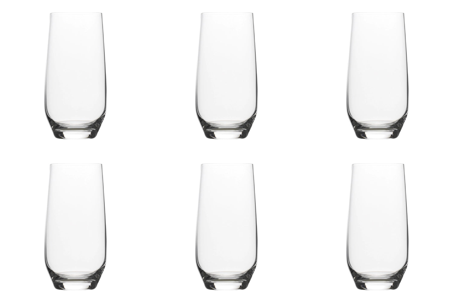 Stilvolles 6er Set Grand Cuvée Longdrinkgläser von Stölzle, 445ml, Höhe: 145mm, ideal für erfrischende Cocktails und Longdrinks.