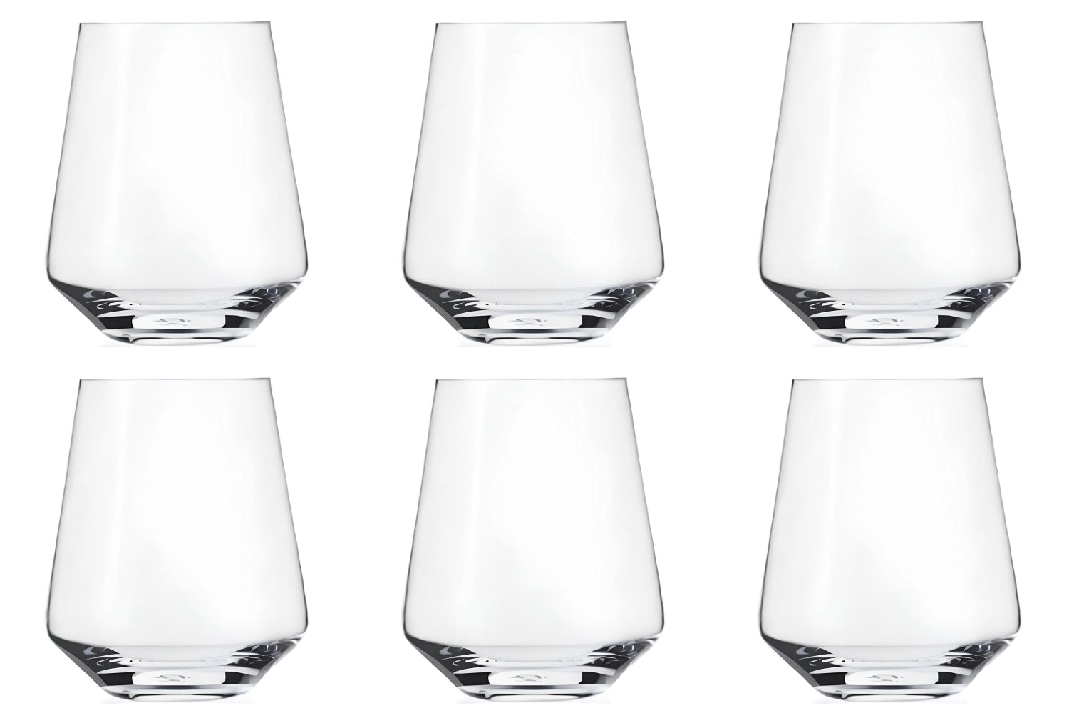 Stilvolles 6er Set Harmony Becher von swizzglas, 41.5 cl, 10.5 cm hoch, perfekt für Getränke und gesellige Anlässe.