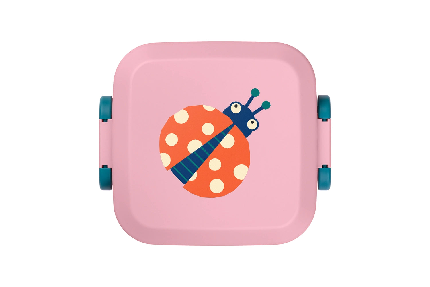 Bunte Rikko Lunchbox im Marienkäfer-Design, ideal für Kinder, aus der Amuse Kollektion, perfekt für Schule und Ausflüge.