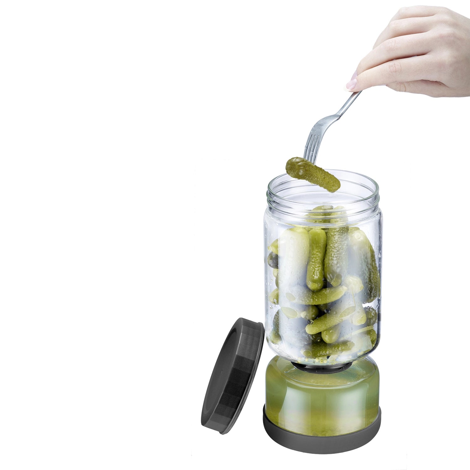 Hochwertiges Abtropfglas von Westmark mit 1300 ml, perfekt zum Abtropfen und Lagern von Lebensmitteln, langlebig und vielseitig einsetzbar.