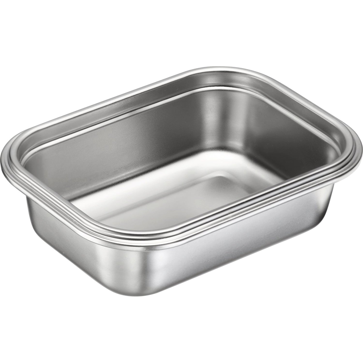 Edelstahl Lunch Box von Westmark mit 600ml Volumen, ideal für die Aufbewahrung von Snacks und Mahlzeiten, langlebig und umweltfreundlich.