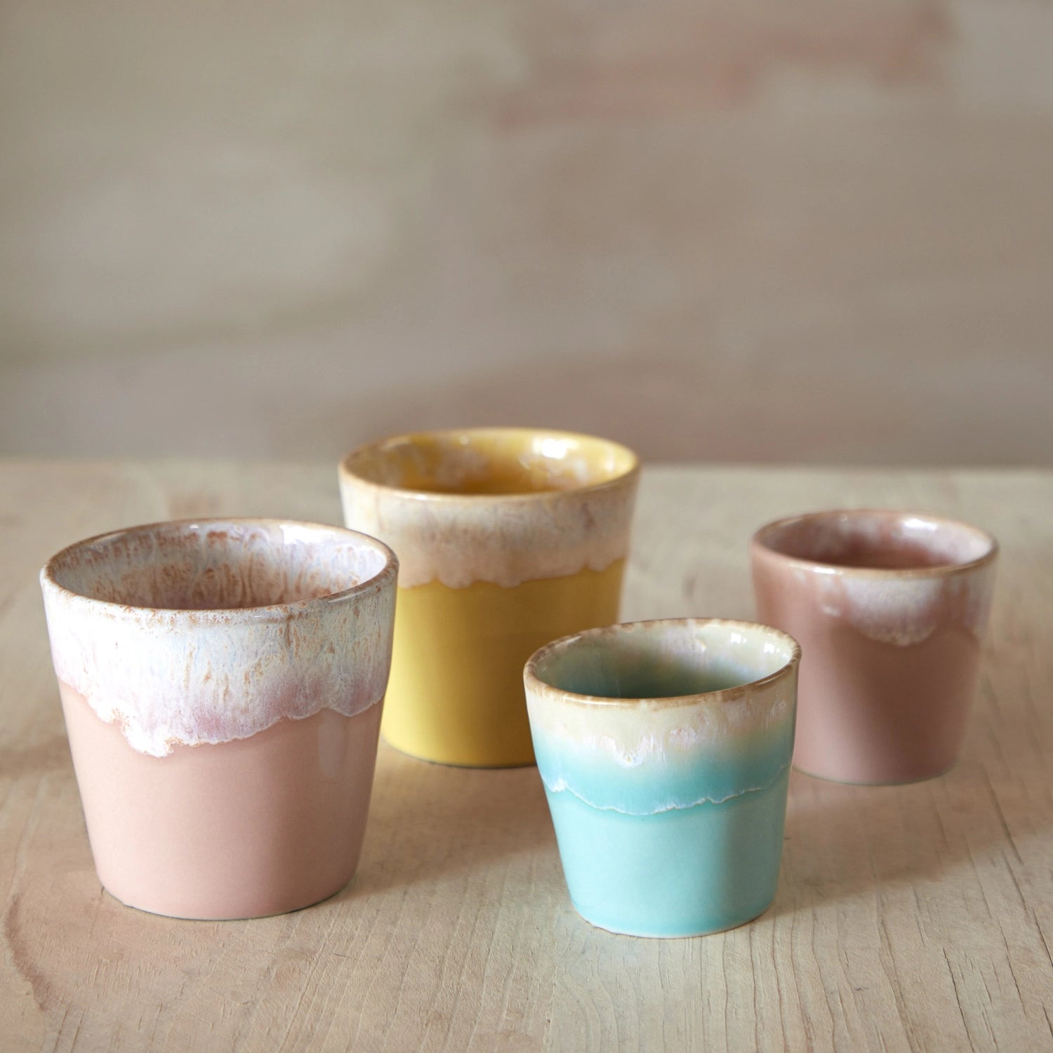 Elegante Grespresso Kaffeetasse in zartem Pink, 190ml, D8cm, H7.5cm, ideal für stilvolle Kaffeepausen. Hochwertige Keramik von Costa Nova.