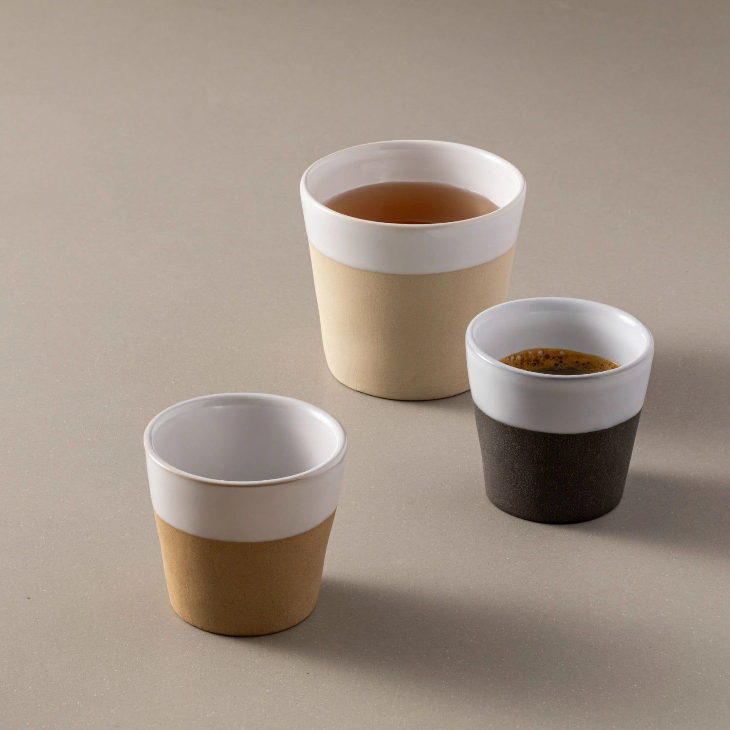 Elegante Grespresso Espressotasse in Slate White, 70ml, D6.5cm, H5.8cm, ideal für stilvollen Kaffeegenuss, erhältlich bei KAQTU Design AG.