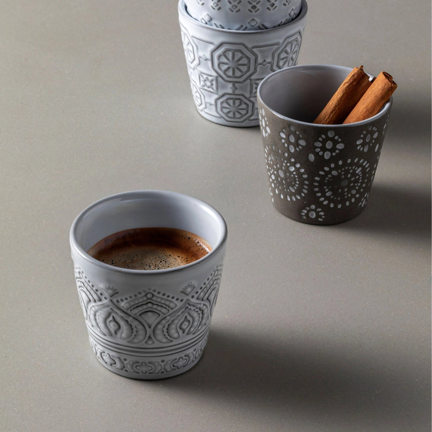 Elegante Grespresso Espressotasse in Weiß, 70ml, D6.5cm, H5.8cm, ideal für aromatischen Espresso, von Costa Nova, stilvoll und modern.