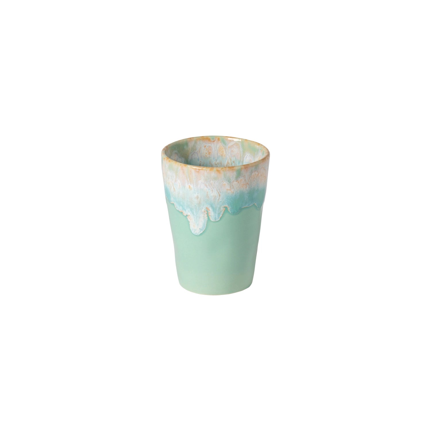 Grespresso Mokkatasse 380ml D9.2cm H11.5cm aqua in Blau präsentiert im Onlineshop von KAQTU Design AG. Tasse ist von Costa Nova