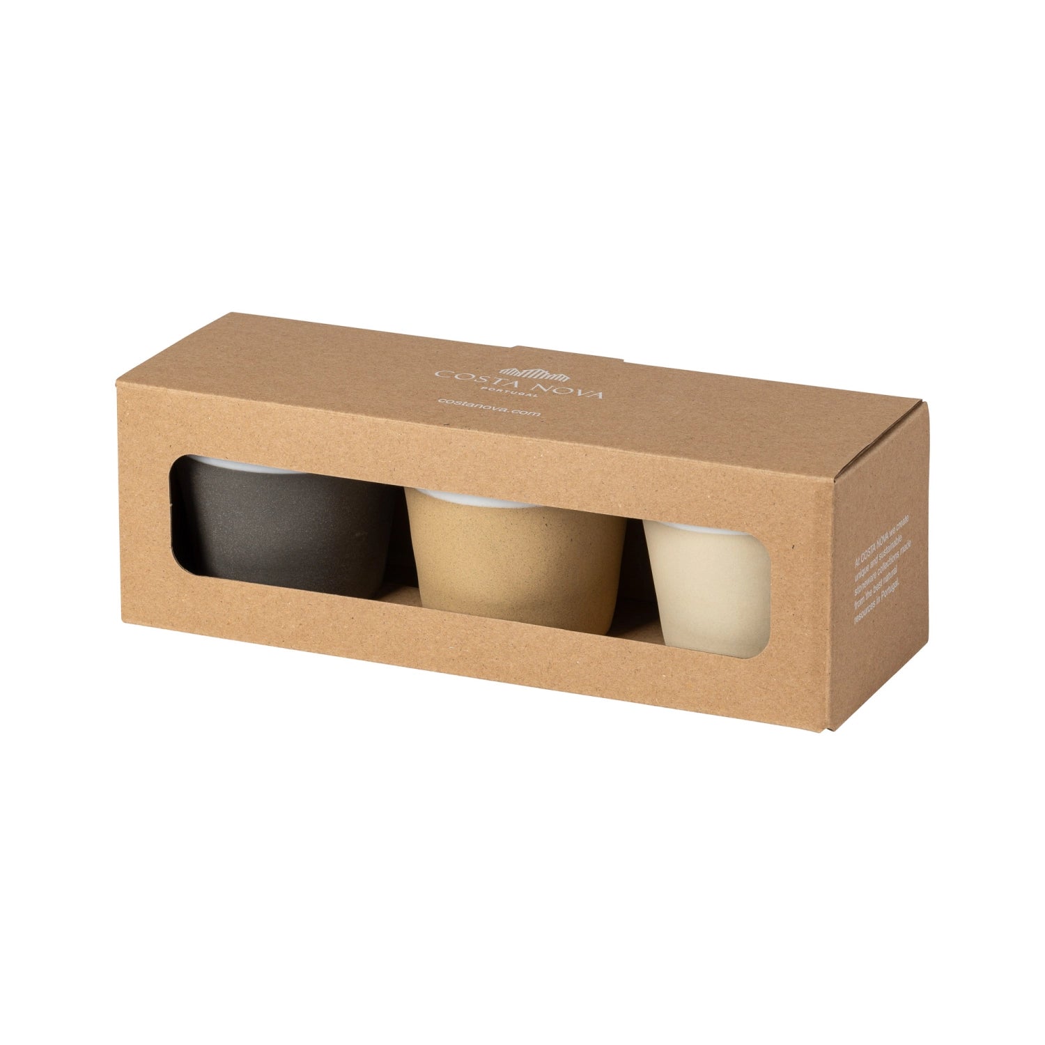 3er Set Grespresso Geschenkbox Kaffeetasse 190ml multi in Mehrfarbig präsentiert im Onlineshop von KAQTU Design AG. Tasse ist von Costa Nova