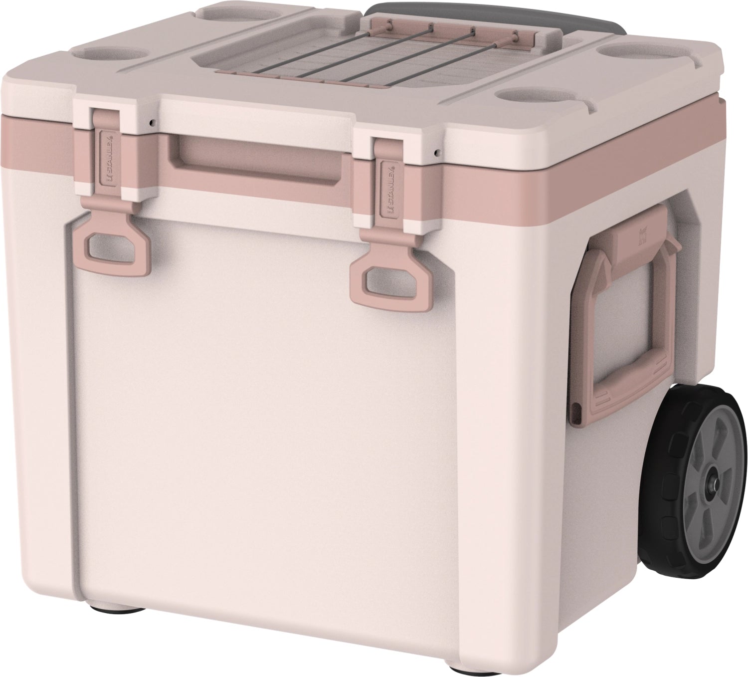 Easy-Carry Outdoor Cooler mit Rollen 47l rose quartz in Pink präsentiert im Onlineshop von KAQTU Design AG. Picknick ist von Stanley