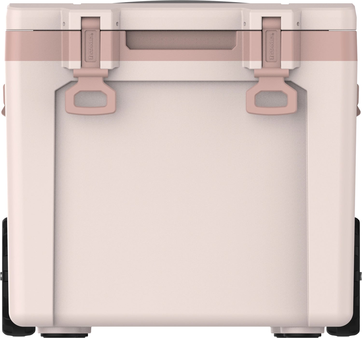 Stylischer Easy-Carry Outdoor Cooler in Rose Quartz mit 47l Volumen und praktischen Rollen für unvergessliche Picknickabenteuer.