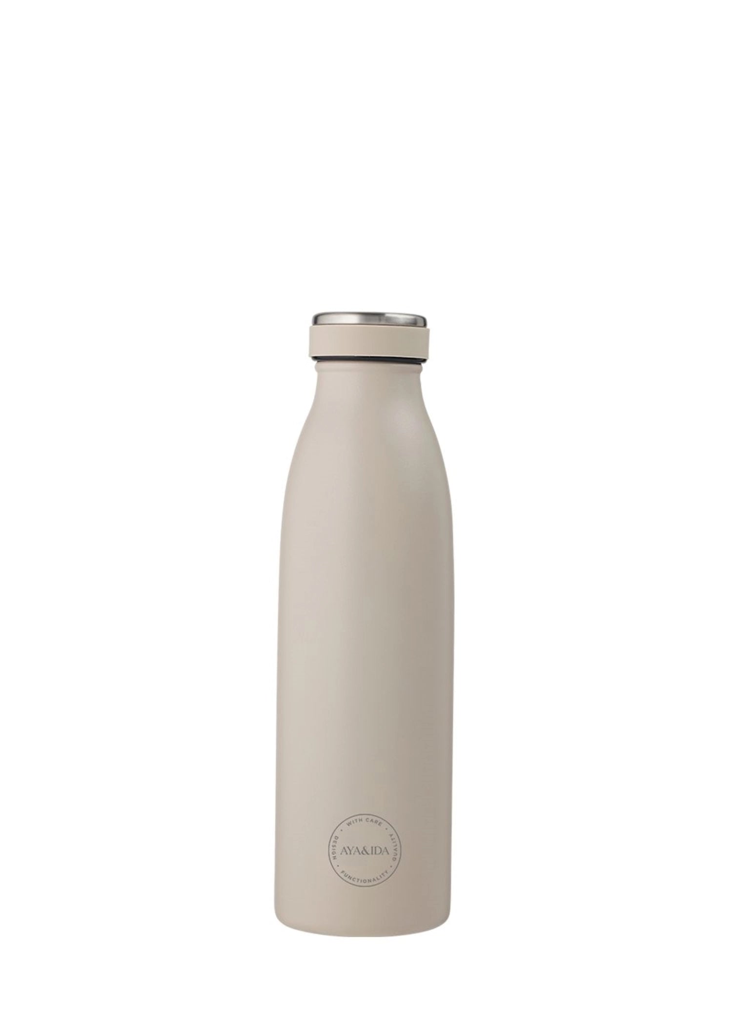 Trinkflasche 500ml Cream Beige in Beige präsentiert im Onlineshop von KAQTU Design AG. Trinkflaschen ist von AYA&IDA