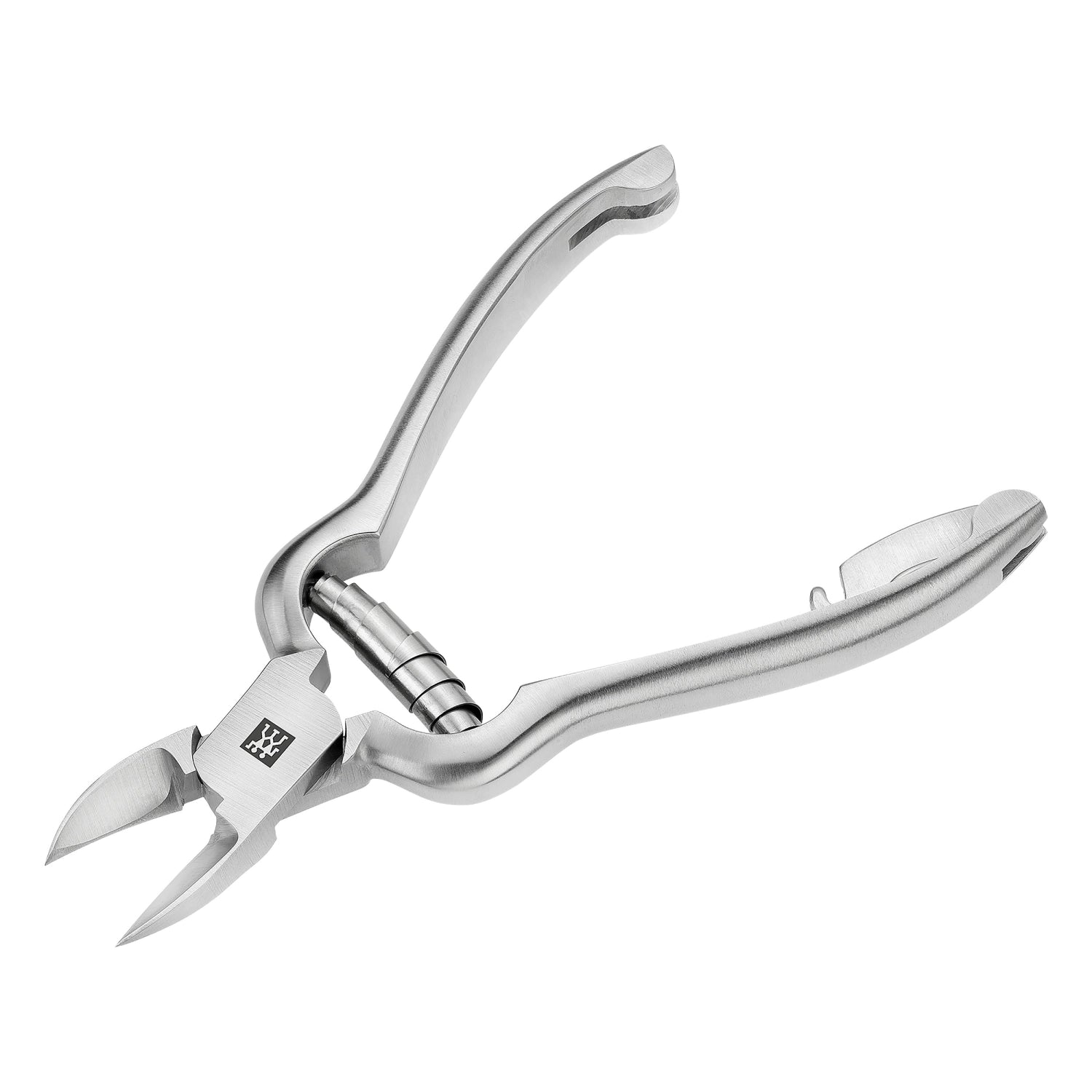 Elegante Nagelzange mit innovativer Pufferfeder von Zwilling Beauty, perfekt für exakte Nagelpflege und ein gepflegtes Erscheinungsbild.