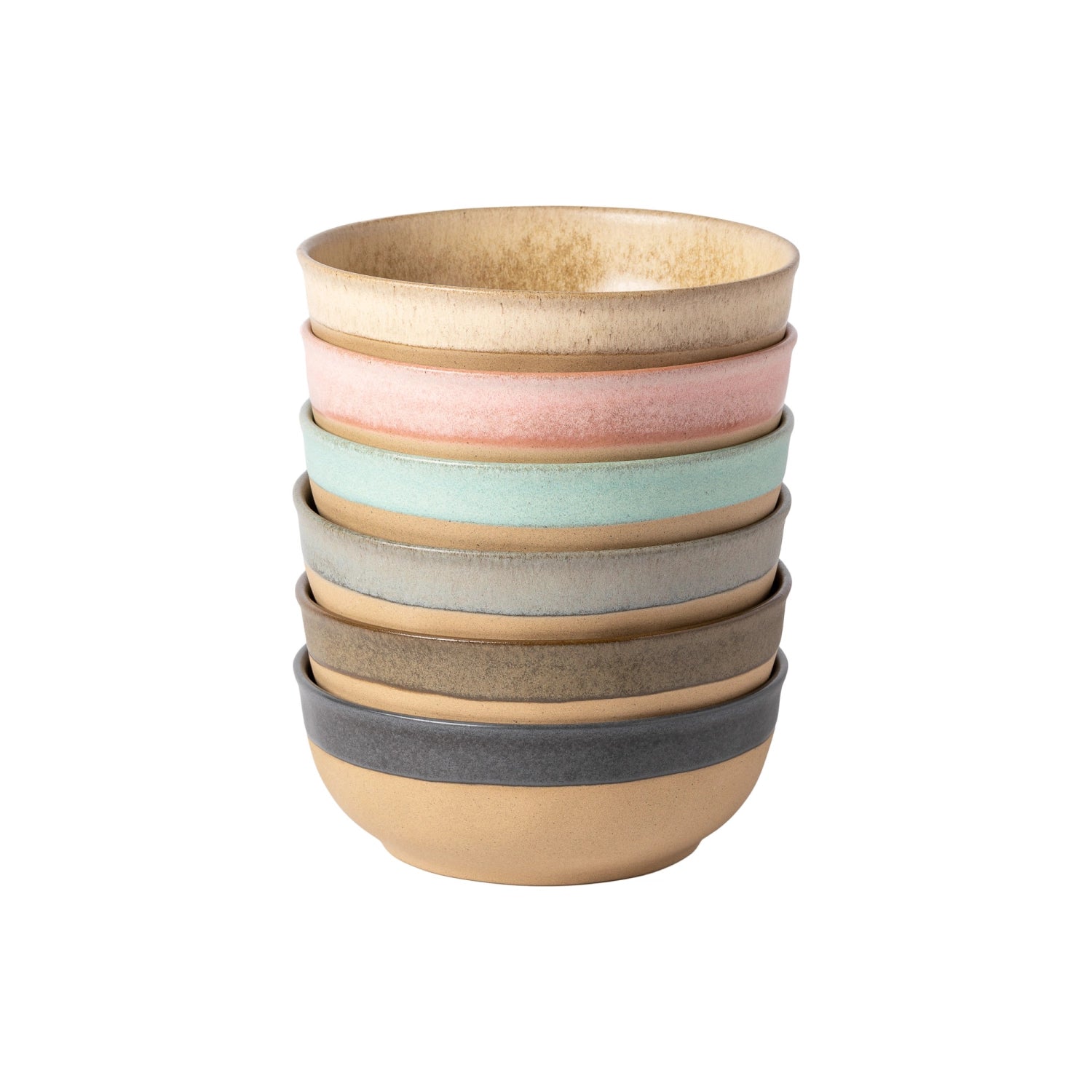 6er Set Arenito Schale Poke 990ml assortiert in Mehrfarbig präsentiert im Onlineshop von KAQTU Design AG. Schale ist von Costa Nova
