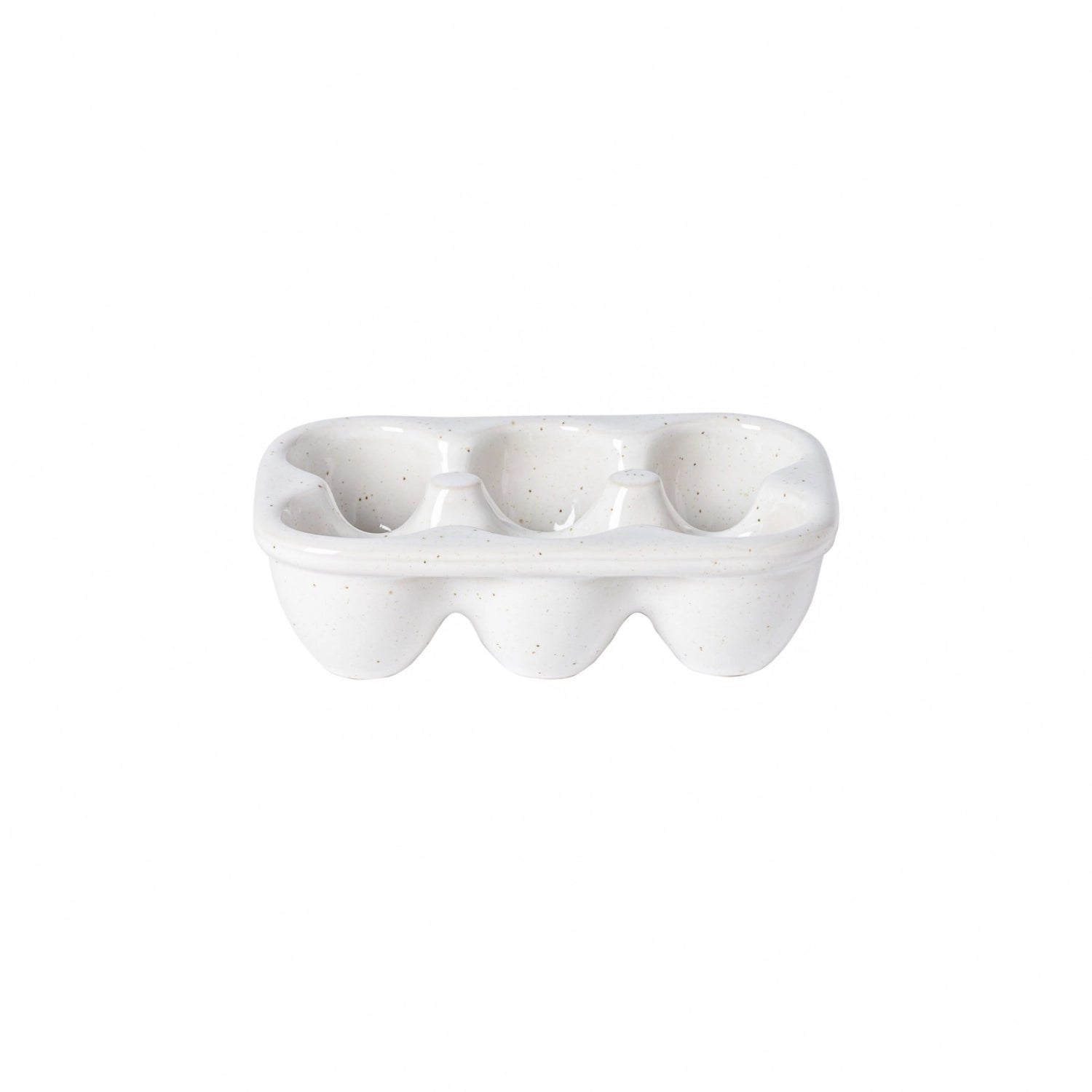 Fattoria Eierhalter für 6Stk. 18x12.5cm H5.1cm weiss in Weiss präsentiert im Onlineshop von KAQTU Design AG. Eierbecher ist von Costa Nova