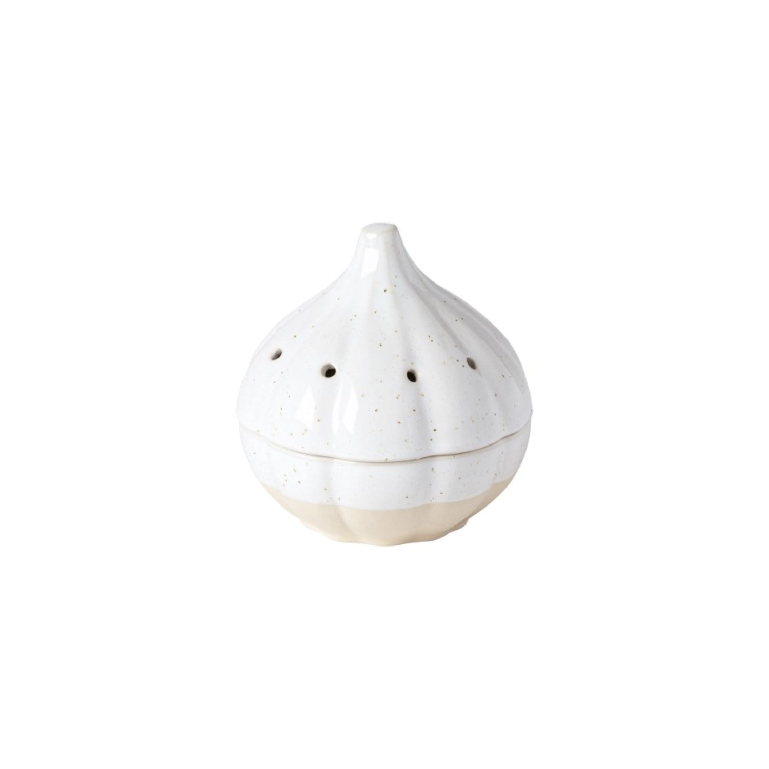 Fattoria Knoblauchbehälter 280ml D13.6cm H13.9cm weiss in Weiss präsentiert im Onlineshop von KAQTU Design AG. Aufbewahrungsbehälter ist von Costa Nova