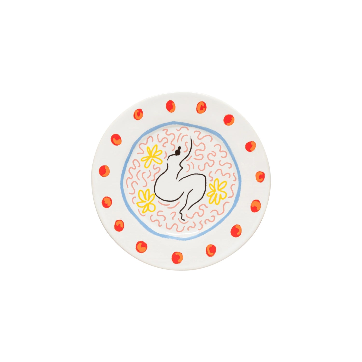 Summer Bliss Teller Lady D22.1cm H1.6cm in Mehrfarbig präsentiert im Onlineshop von KAQTU Design AG. Teller ist von Costa Nova