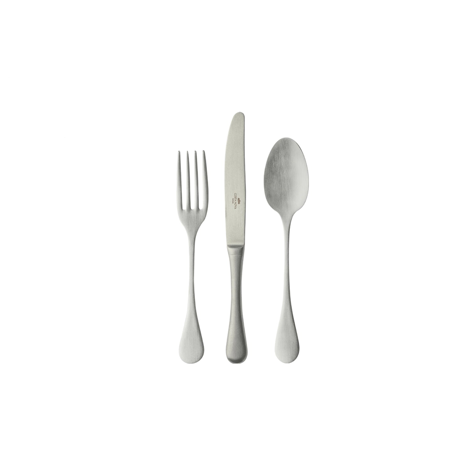 Antigo Dessert-Besteckset 18tlg silber matt in Silber präsentiert im Onlineshop von KAQTU Design AG. Besteck ist von Costa Nova