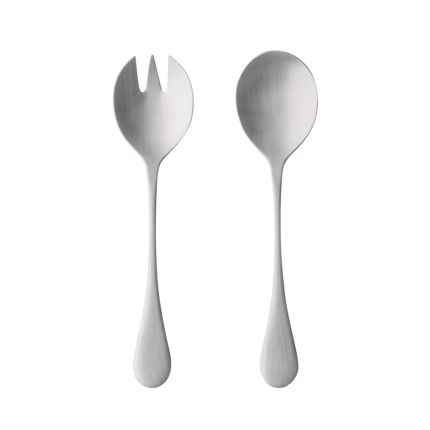 Antigo Salatbesteck 2tlg silber matt in Silber präsentiert im Onlineshop von KAQTU Design AG. Besteck ist von Costa Nova