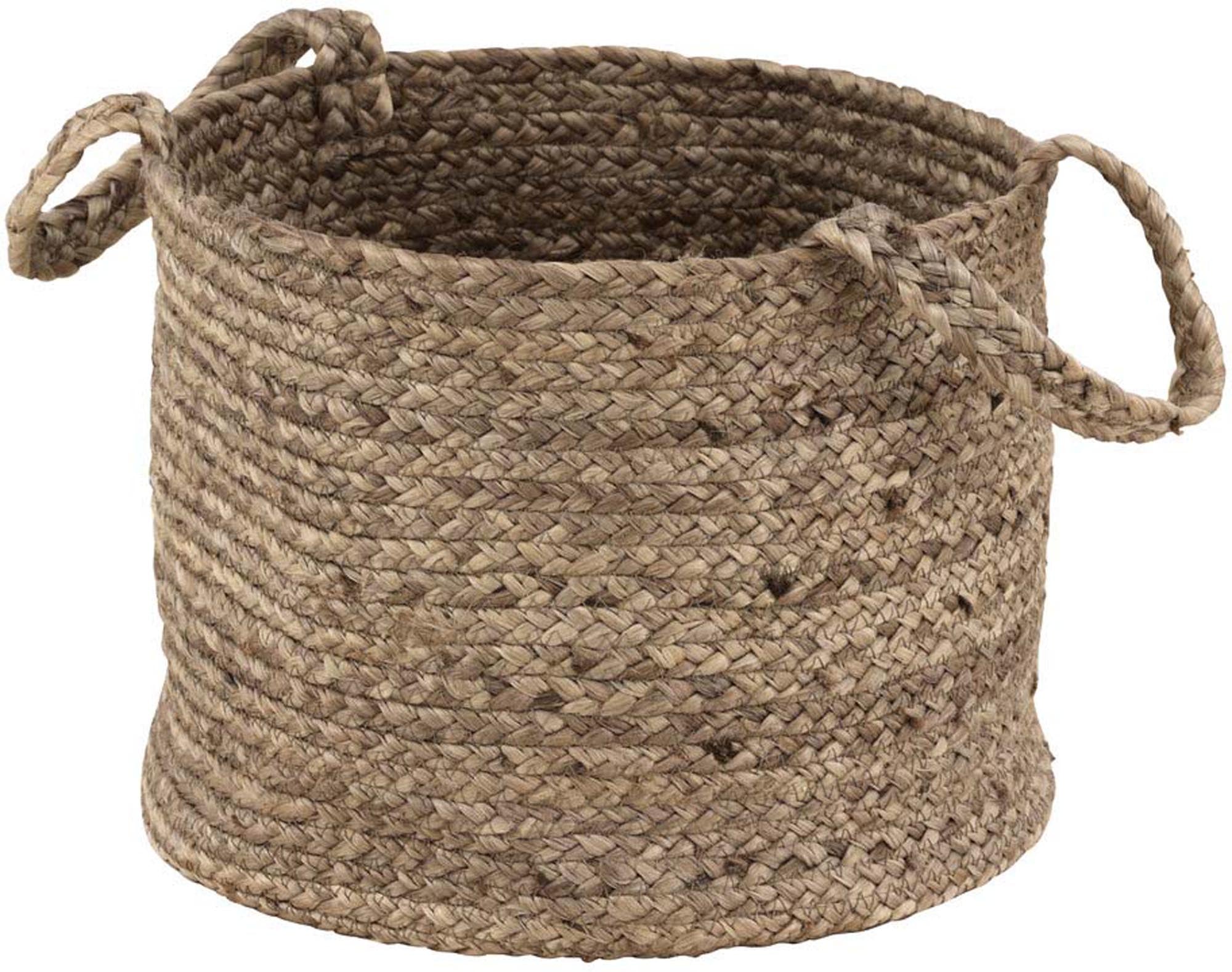 Eleganter Bhopal Korb aus Jute von Venture Home, perfekt für die stilvolle Aufbewahrung von Decken, Handtüchern oder Pflanzen. Ein Hauch von Natur für Ihr Zuhause.