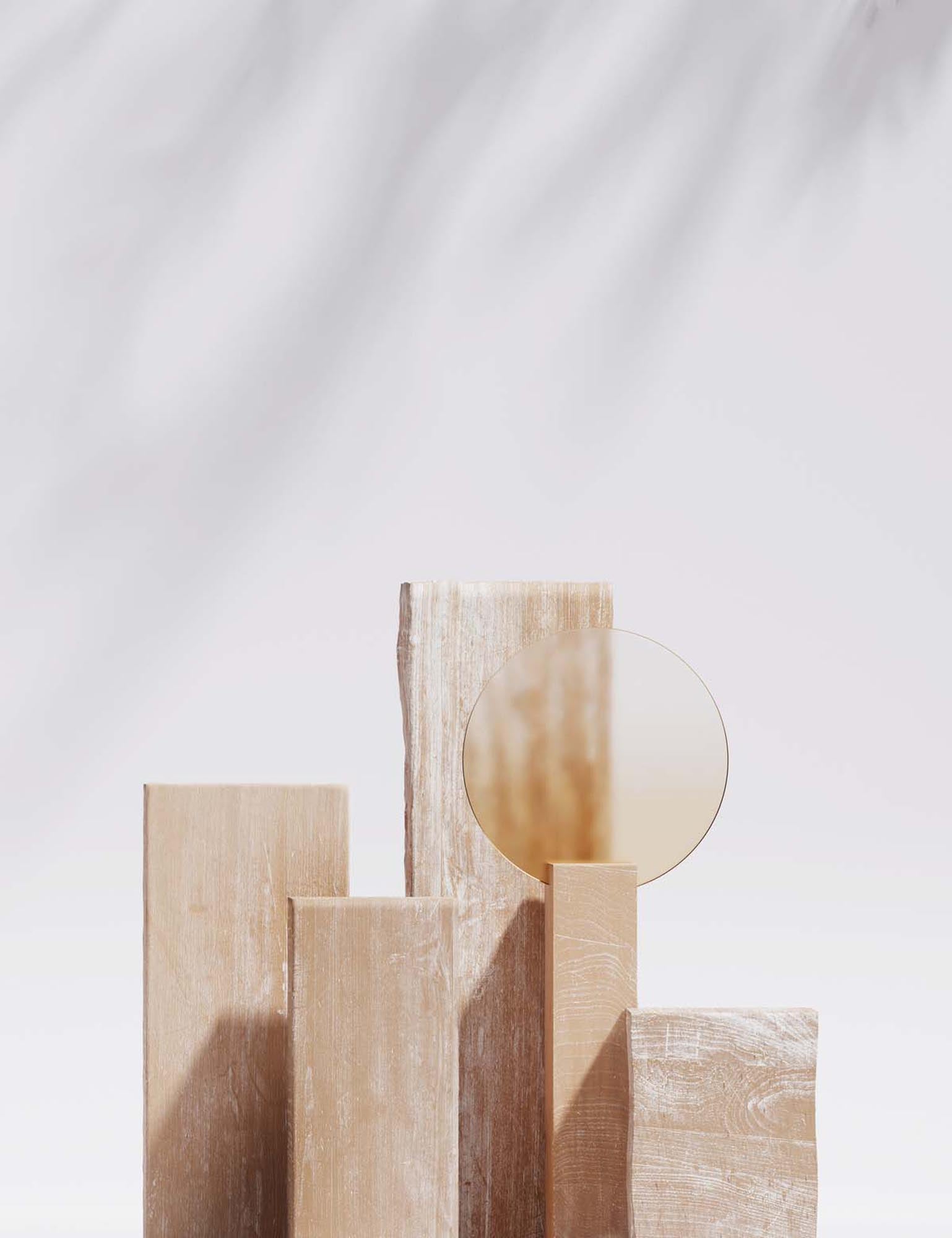 Bringen Sie mit dem Wooden Blocks Poster von Venture Home natürliche Schönheit und entspannende Atmosphäre in Ihr Zuhause.