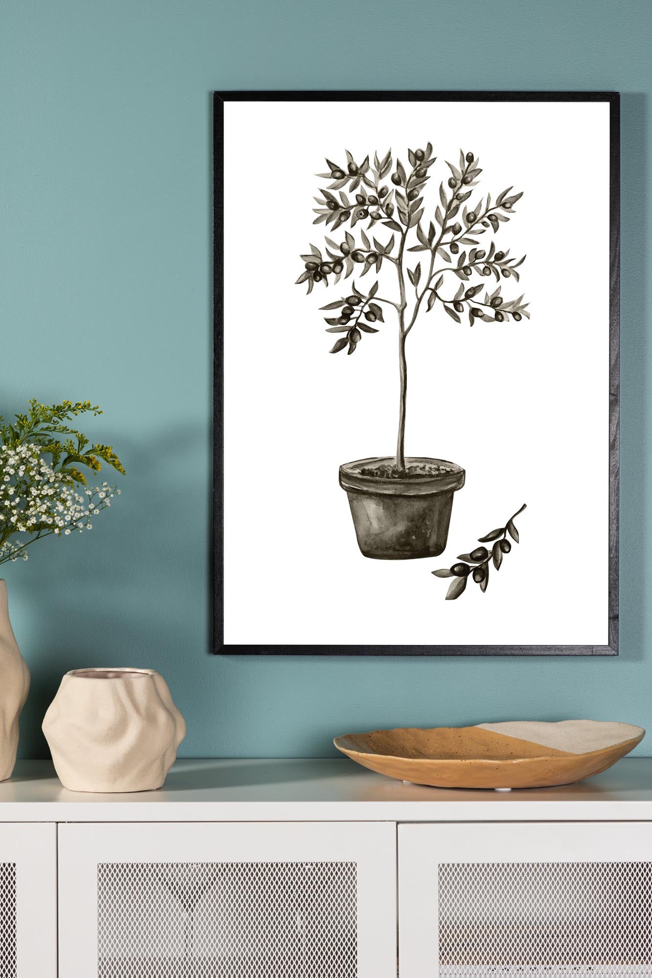 Olive Poster von Venture Home: Mediterrane Frische für Ihr Zuhause.