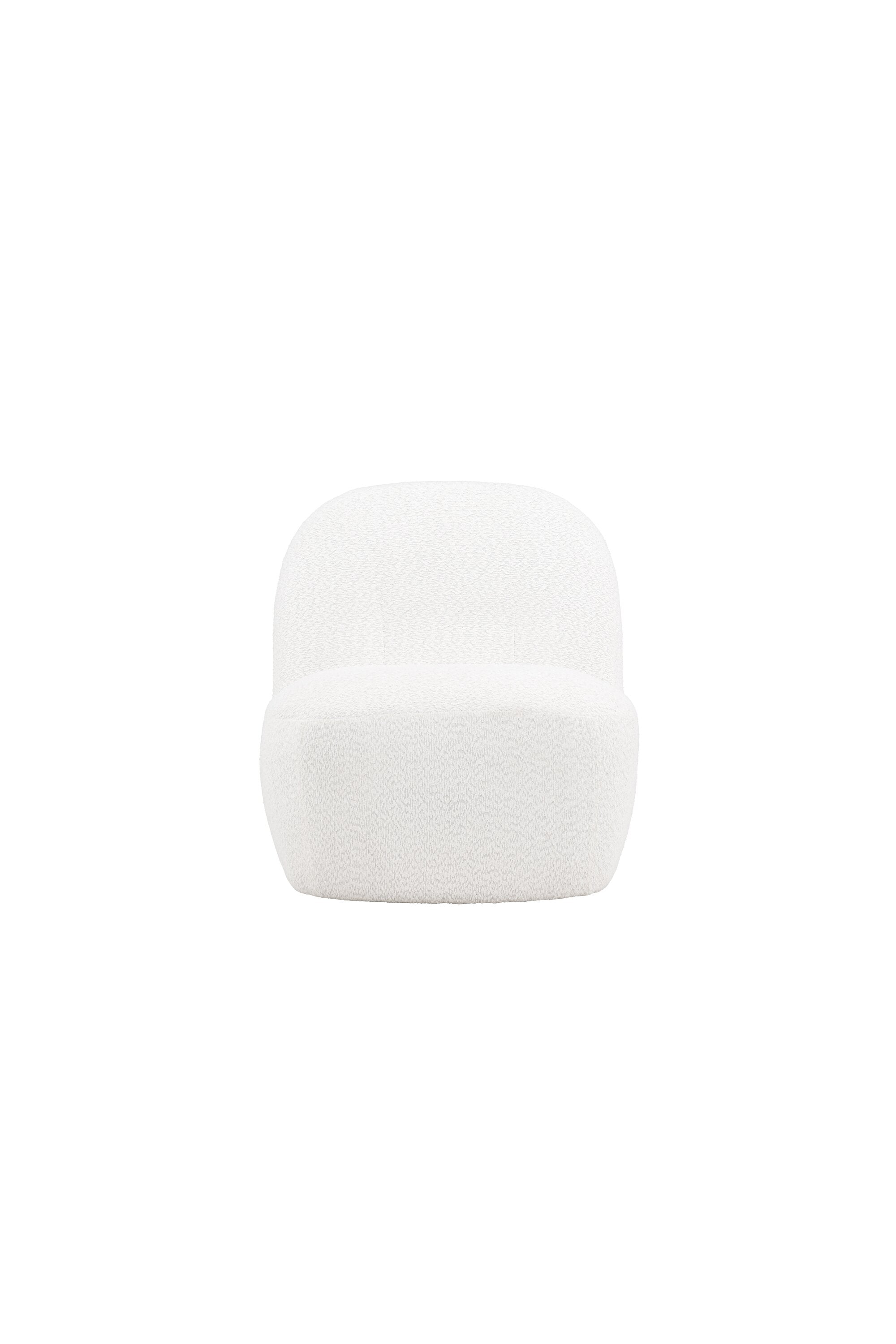 Mahla Sessel in Weiß präsentiert im Onlineshop von KAQTU Design AG. Sessel ist von Venture Home