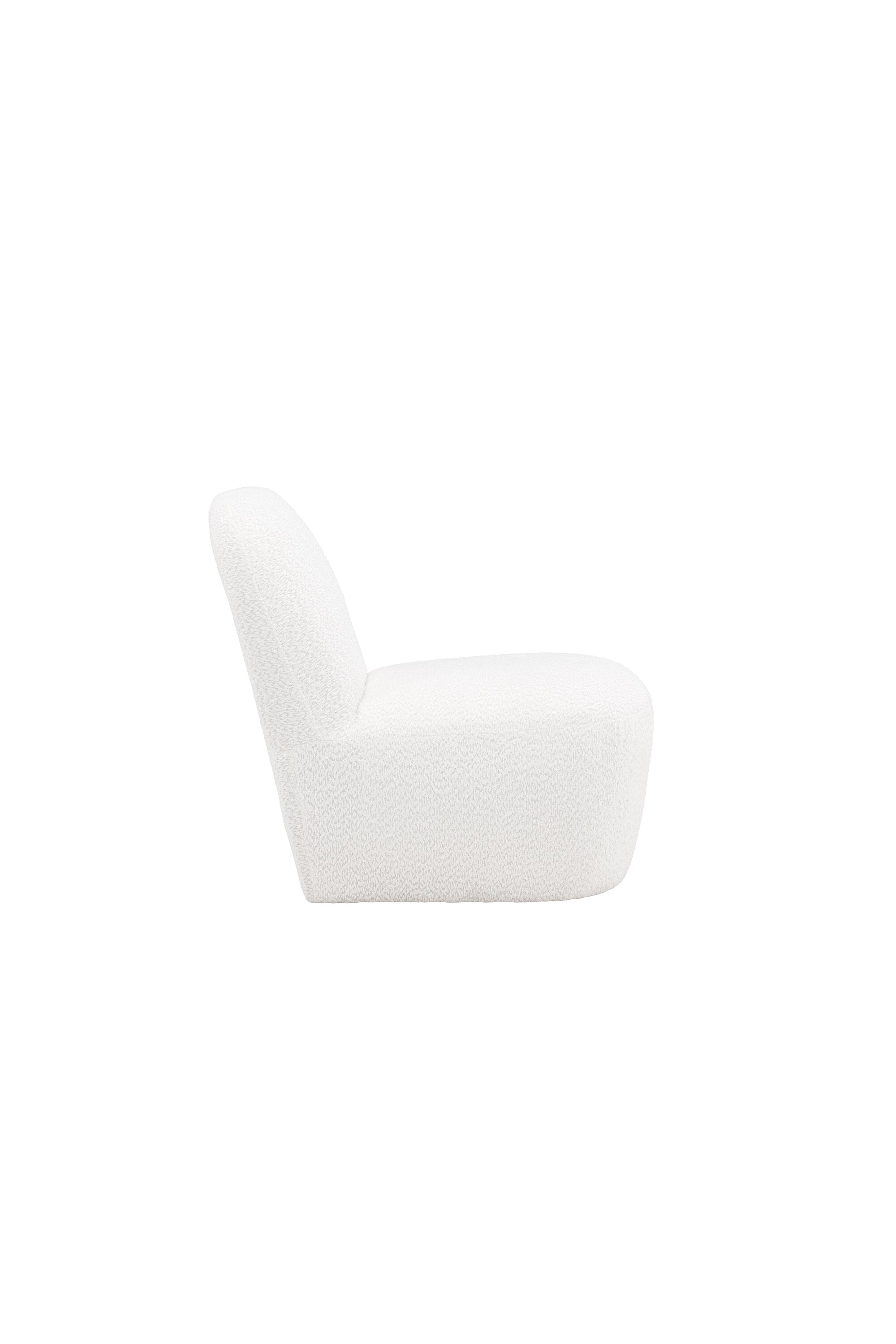 Eleganter Mahla Sessel in reinem Weiß von Venture Home, ideal für stilvolle Wohnräume und entspannte Momente.