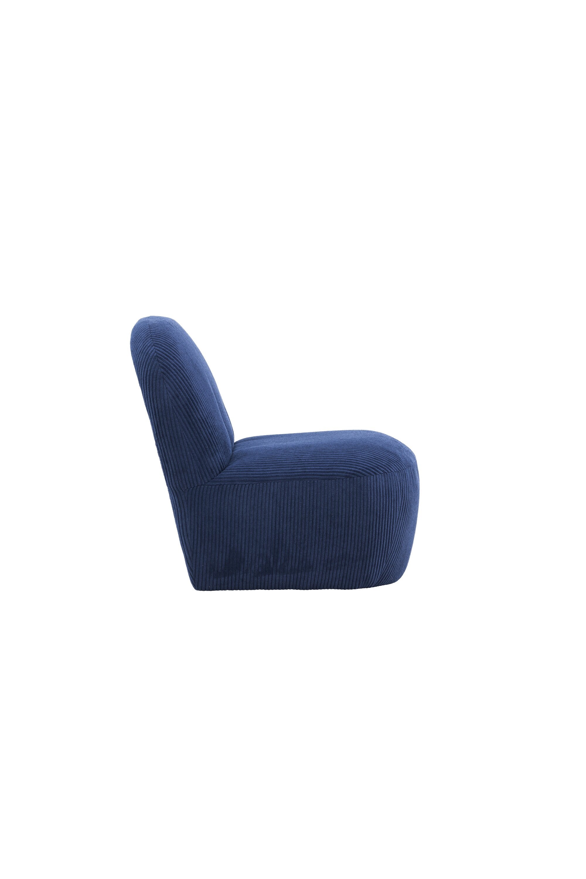 Eleganter Mahla Sessel in edlem Marineblau von Venture Home, ideal für modernes Wohnen und gemütliche Entspannung.