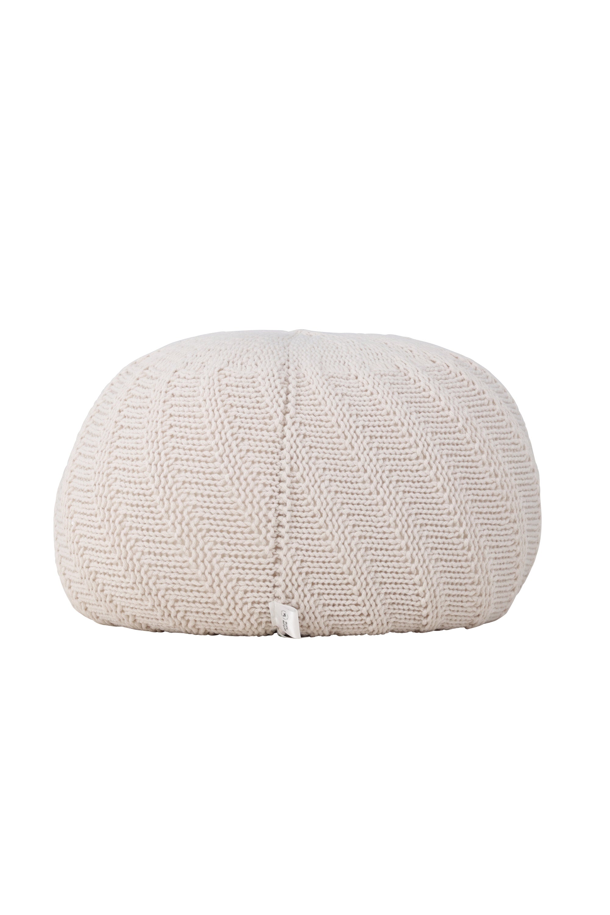 Eleganter Ted Pouf in sanftem Offwhite, perfekt für stilvolle Akzente und entspannte Momente in Ihrem Zuhause.
